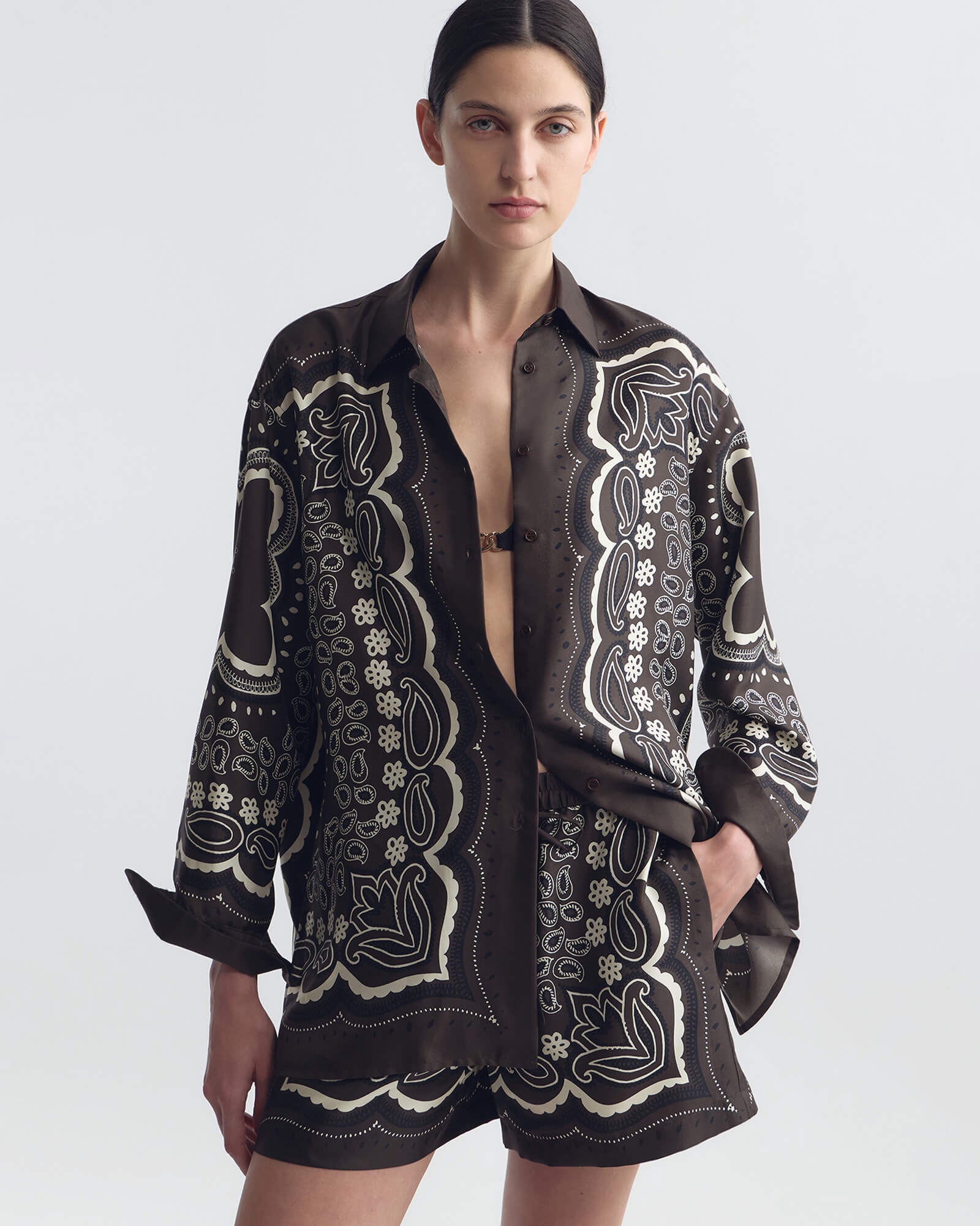 Nili Lotan - ALFIE SILK SHIRT - Image 2