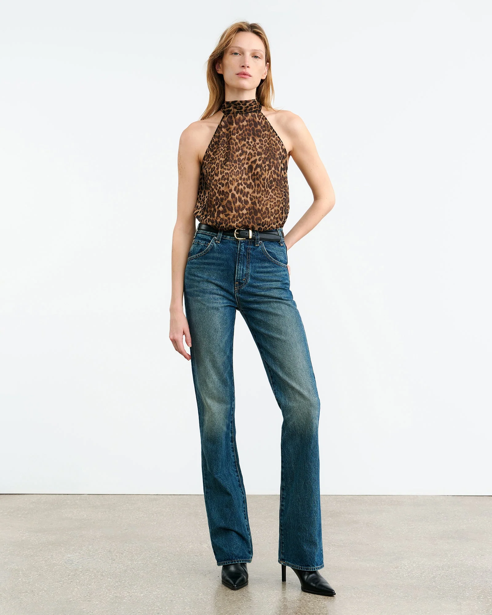 Nili Lotan - ALLA SILK HALTERNECK TOP - Image 4