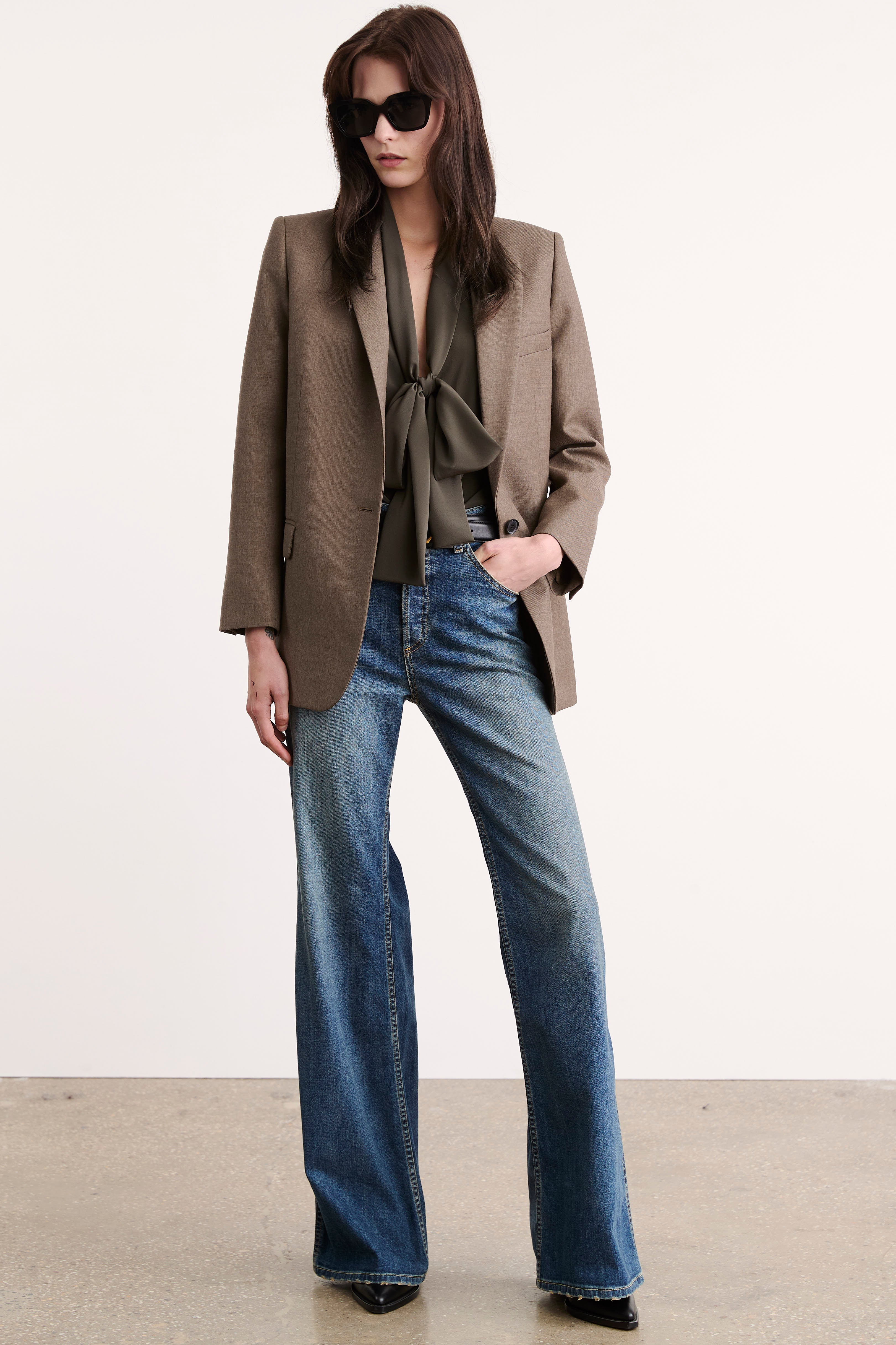 Nili Lotan - ANGELIQUE TIE NECK BLOUSE - Image 2