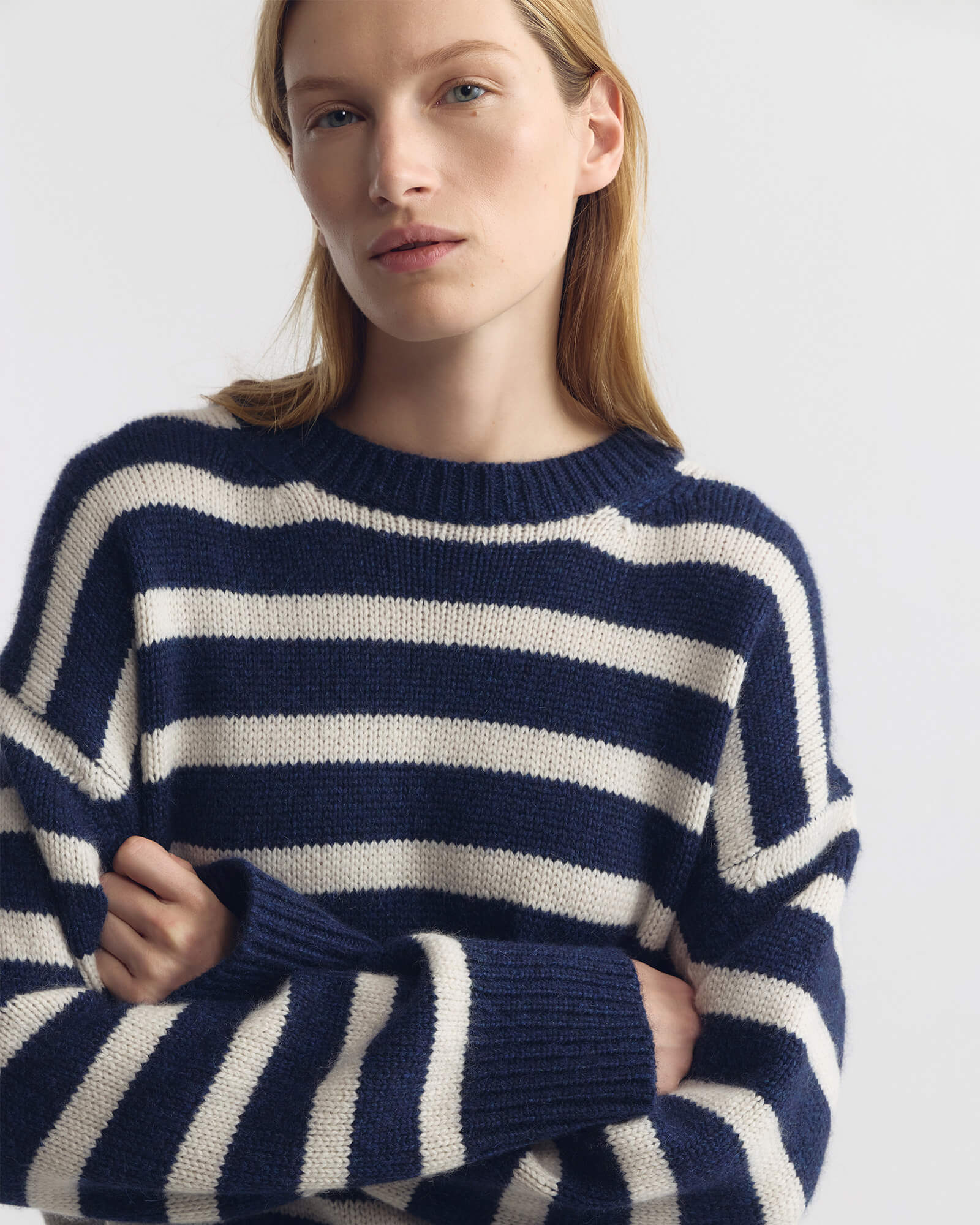 Nili Lotan - ANISA STRIPE CASHMERE SWEATER - Image 3