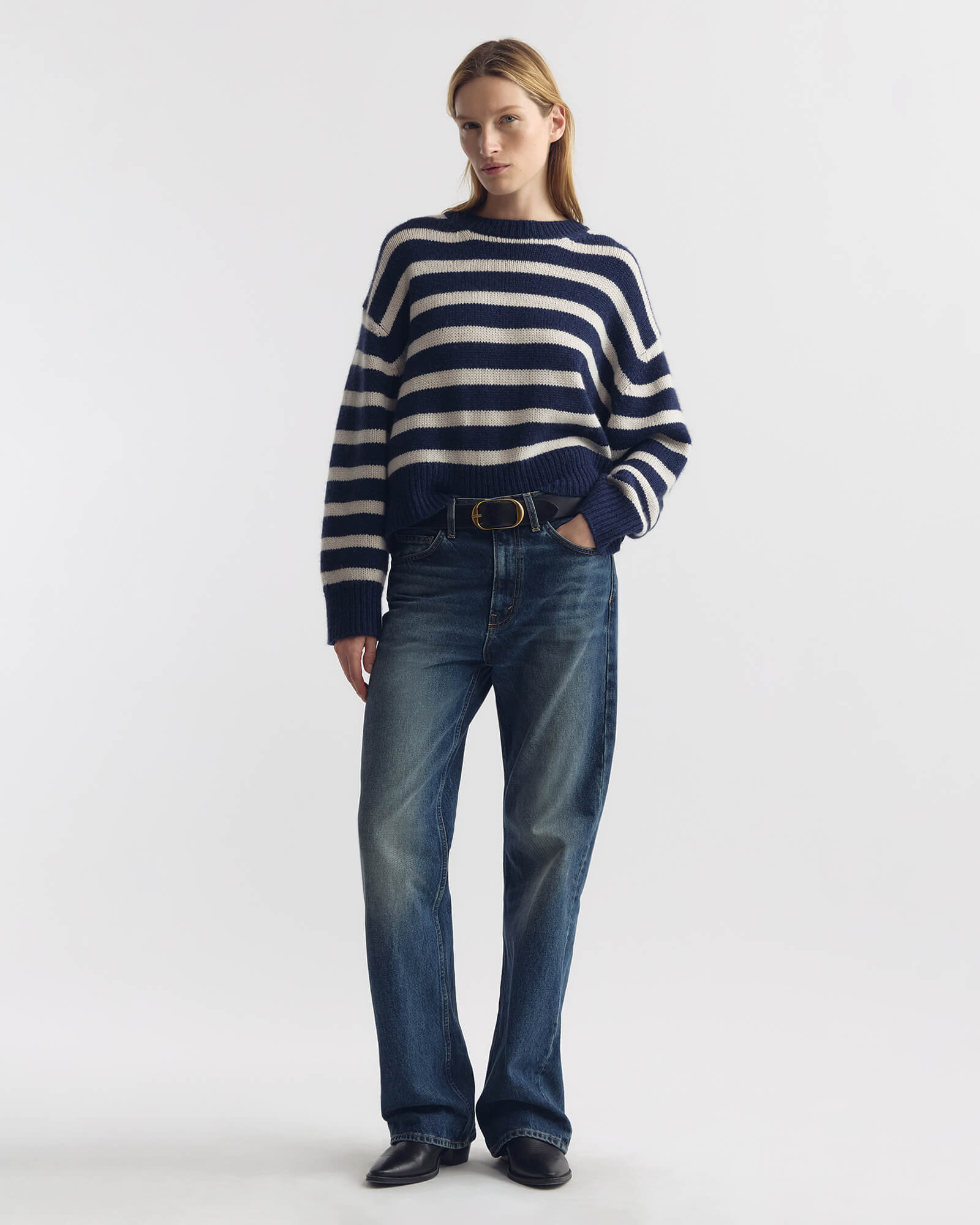 Nili Lotan - ANISA STRIPE CASHMERE SWEATER - Image 7