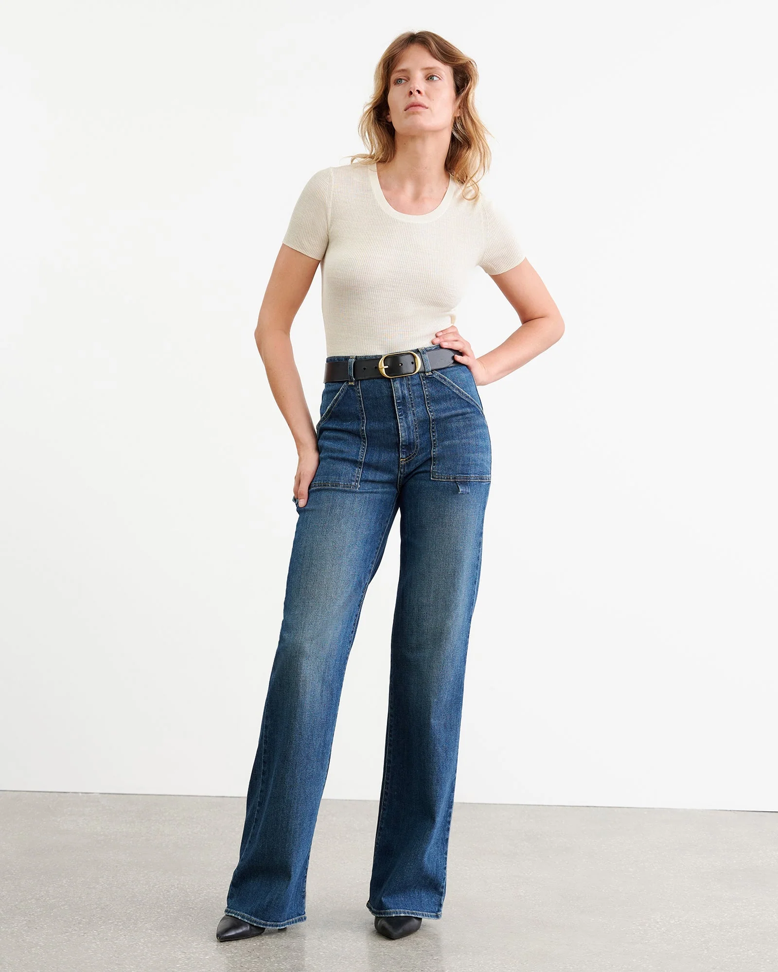 Nili Lotan - ARACELI SILK KNIT TEE - Image 4
