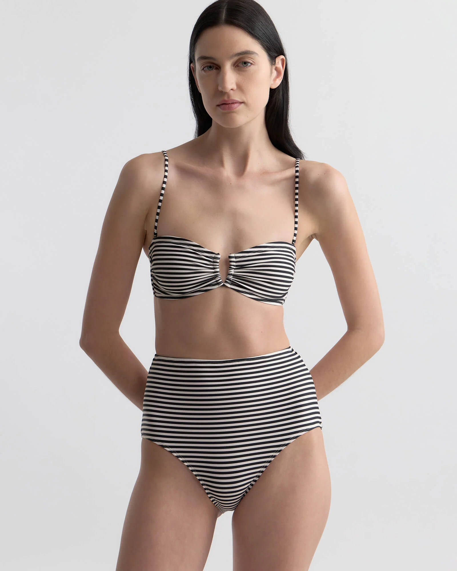 Nili Lotan - BANDEAU STRIPED BIKINI TOP - Image 2