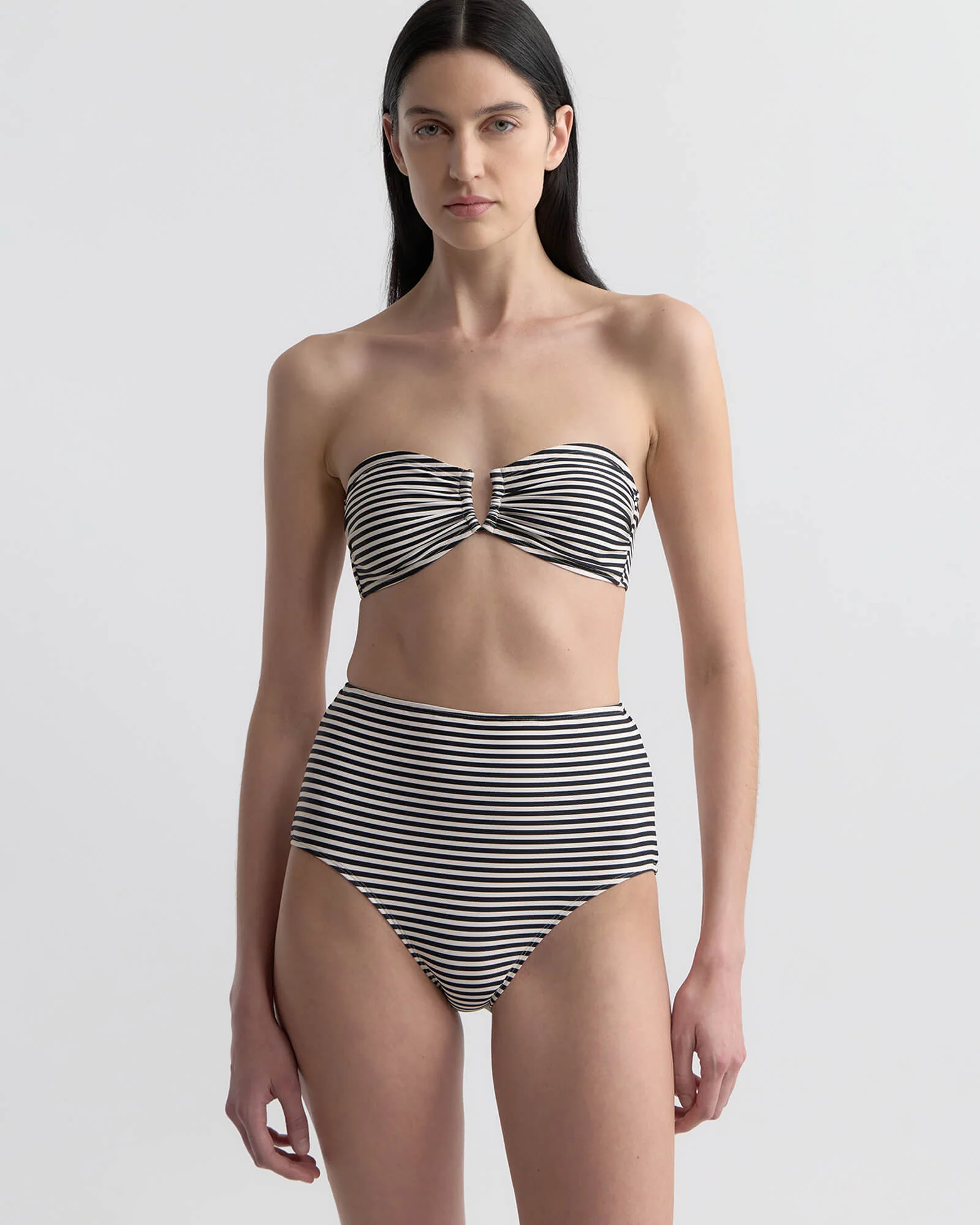 Nili Lotan - BANDEAU STRIPED BIKINI TOP - Image 3