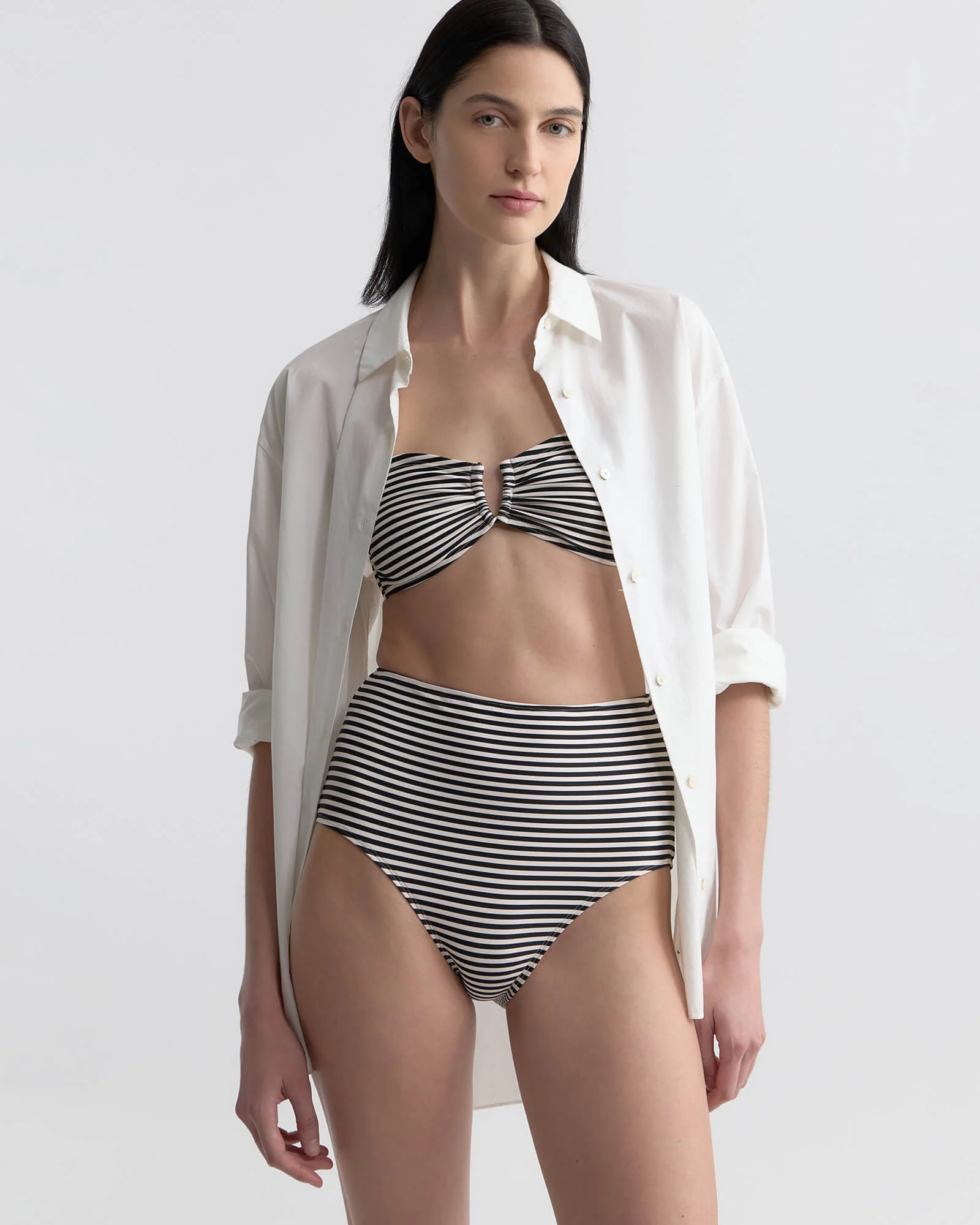 Nili Lotan - BANDEAU STRIPED BIKINI TOP - Image 8