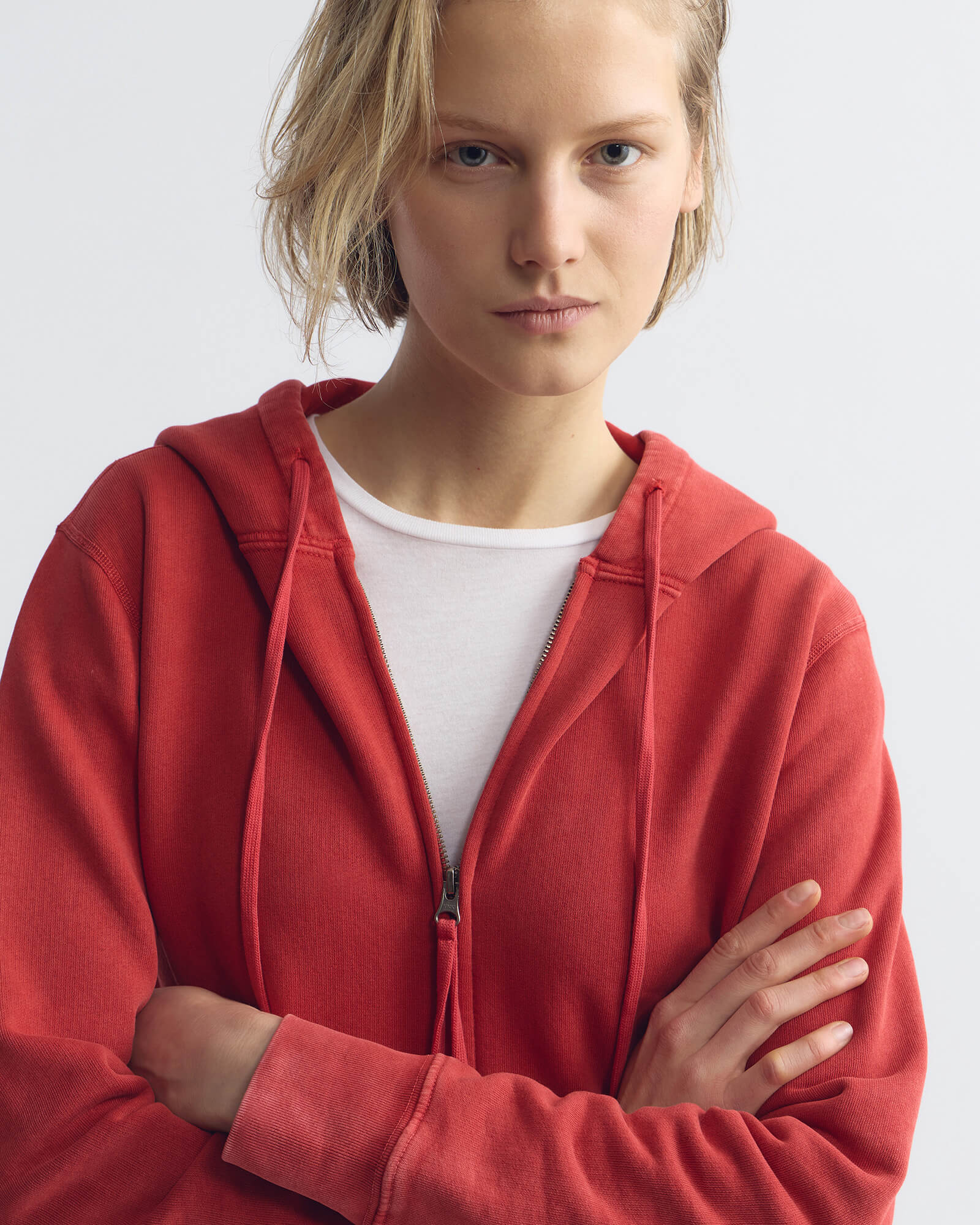 Nili Lotan - CALLIE ZIP UP NL PRINT HOODIE - Image 4