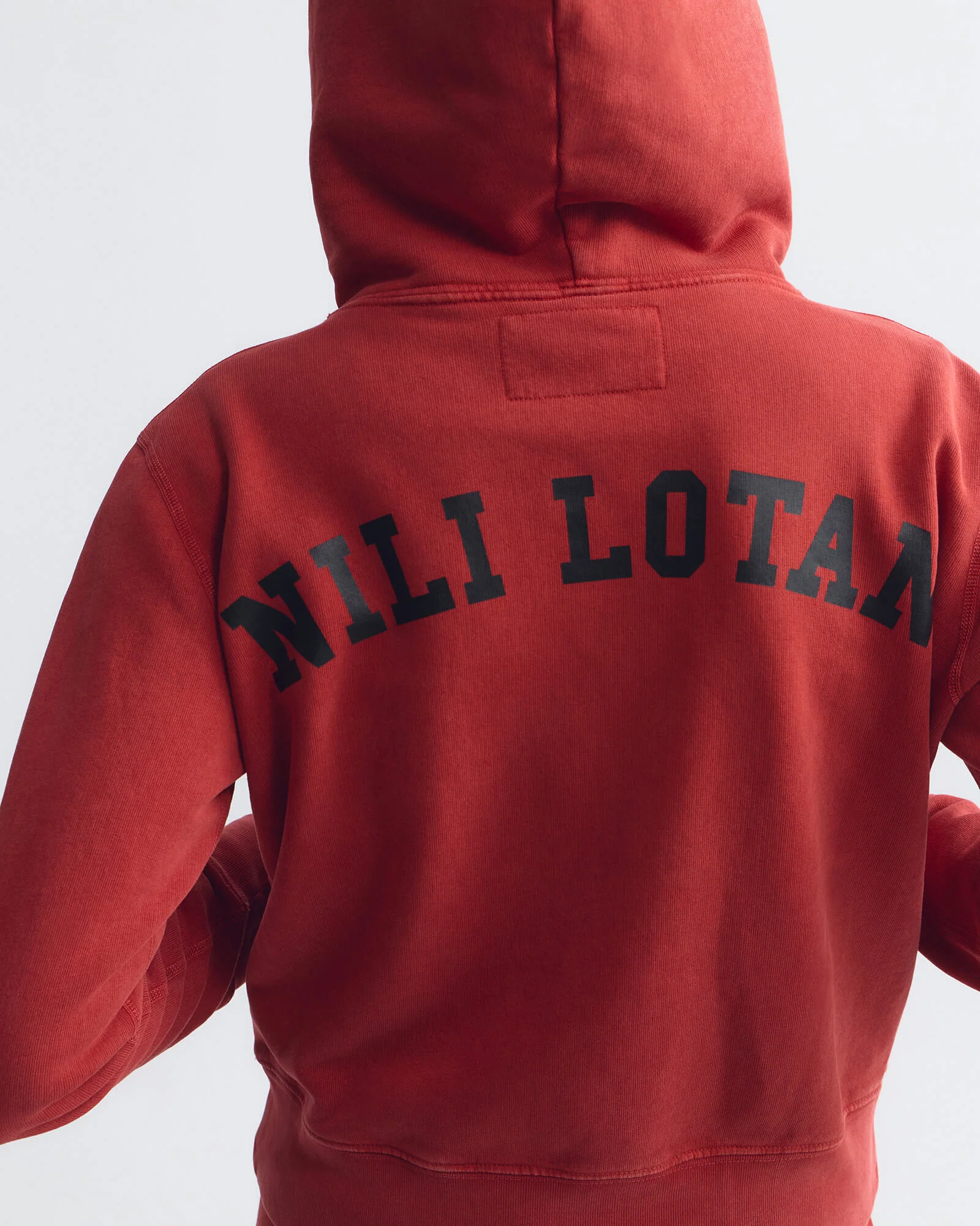 Nili Lotan - CALLIE ZIP UP NL PRINT HOODIE - Image 5