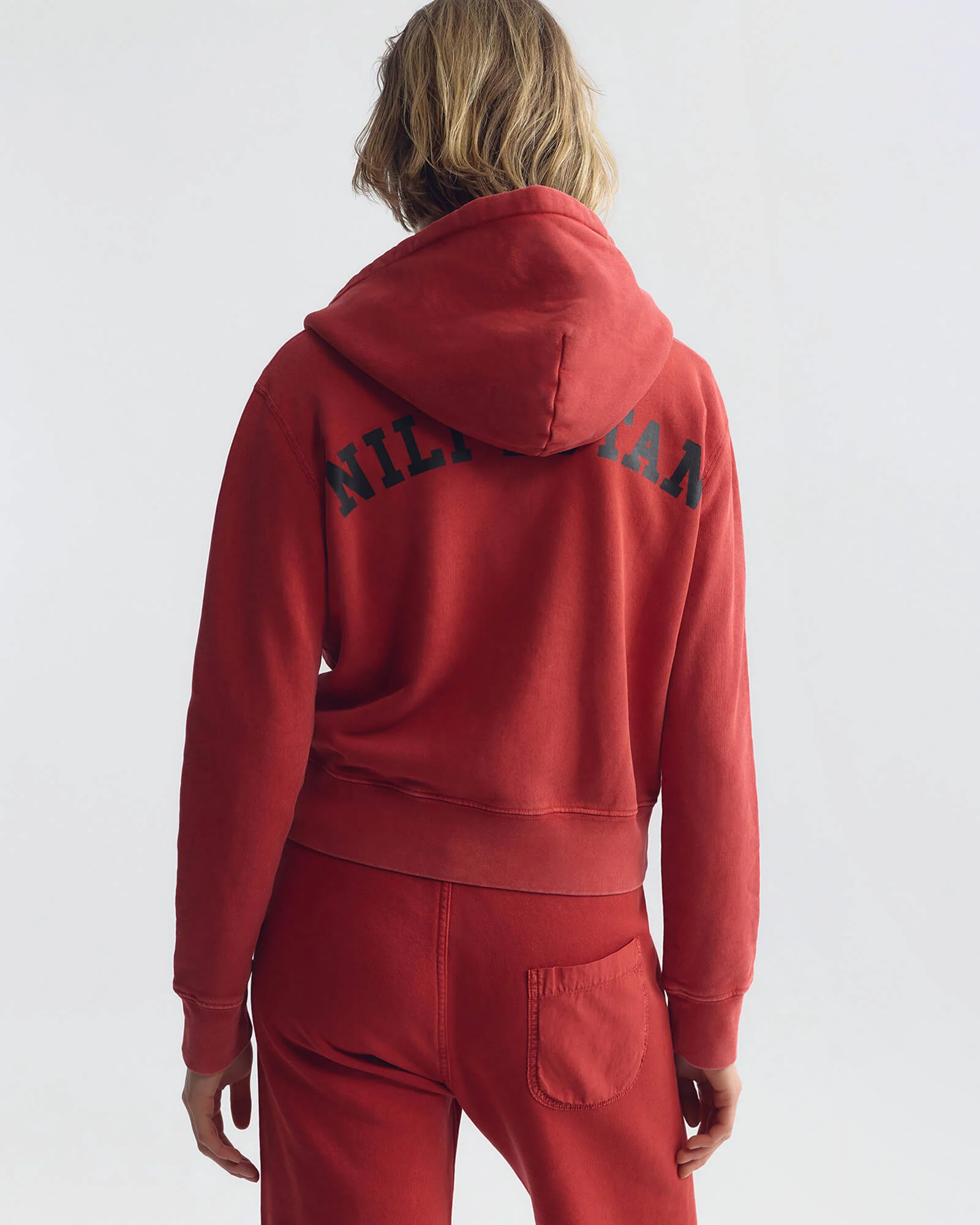 Nili Lotan - CALLIE ZIP UP NL PRINT HOODIE - Image 6