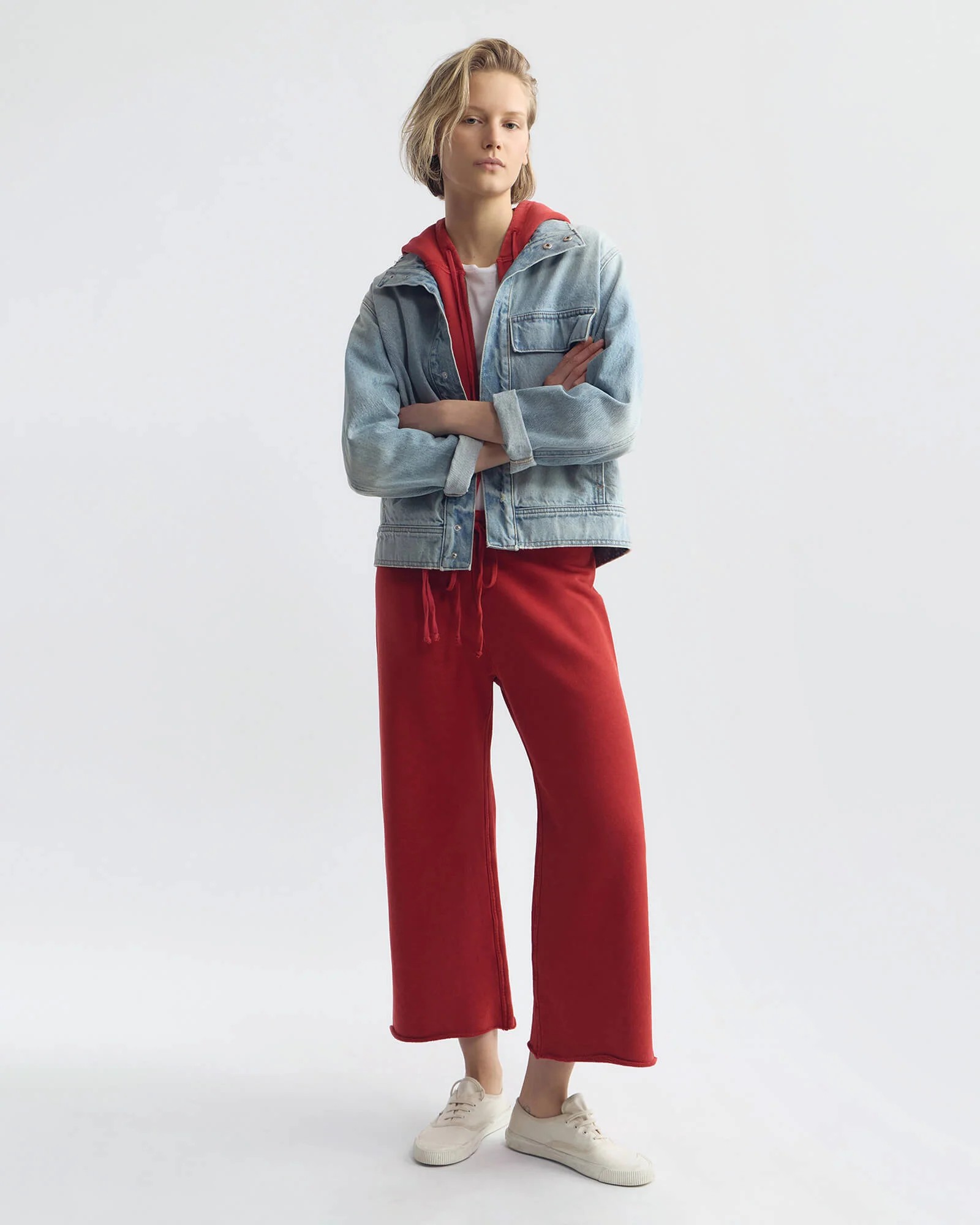 Nili Lotan - CALLIE ZIP UP NL PRINT HOODIE - Image 8