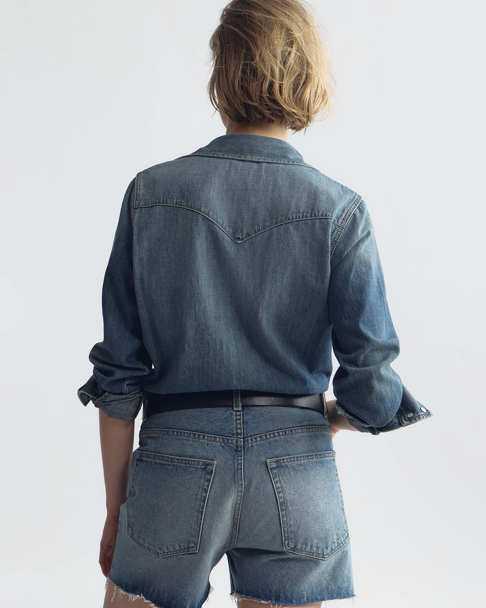 Nili Lotan - COBAIN DENIM SHORT - Image 4