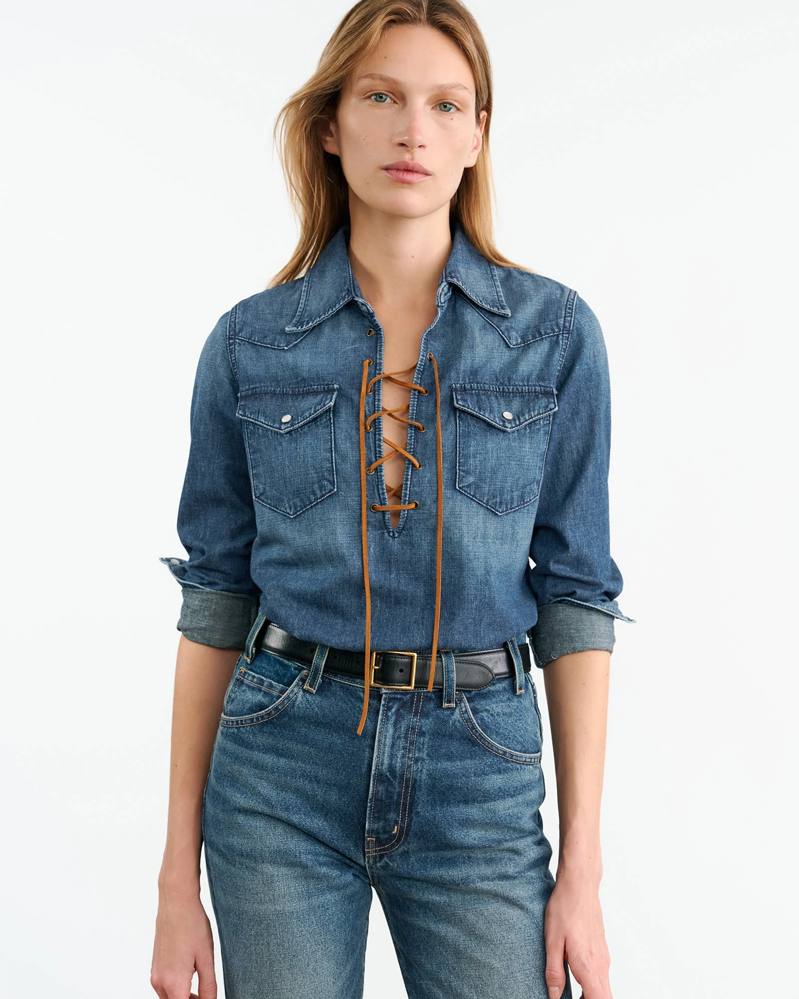 Nili Lotan - COLLINS DENIM SHIRT - Image 2