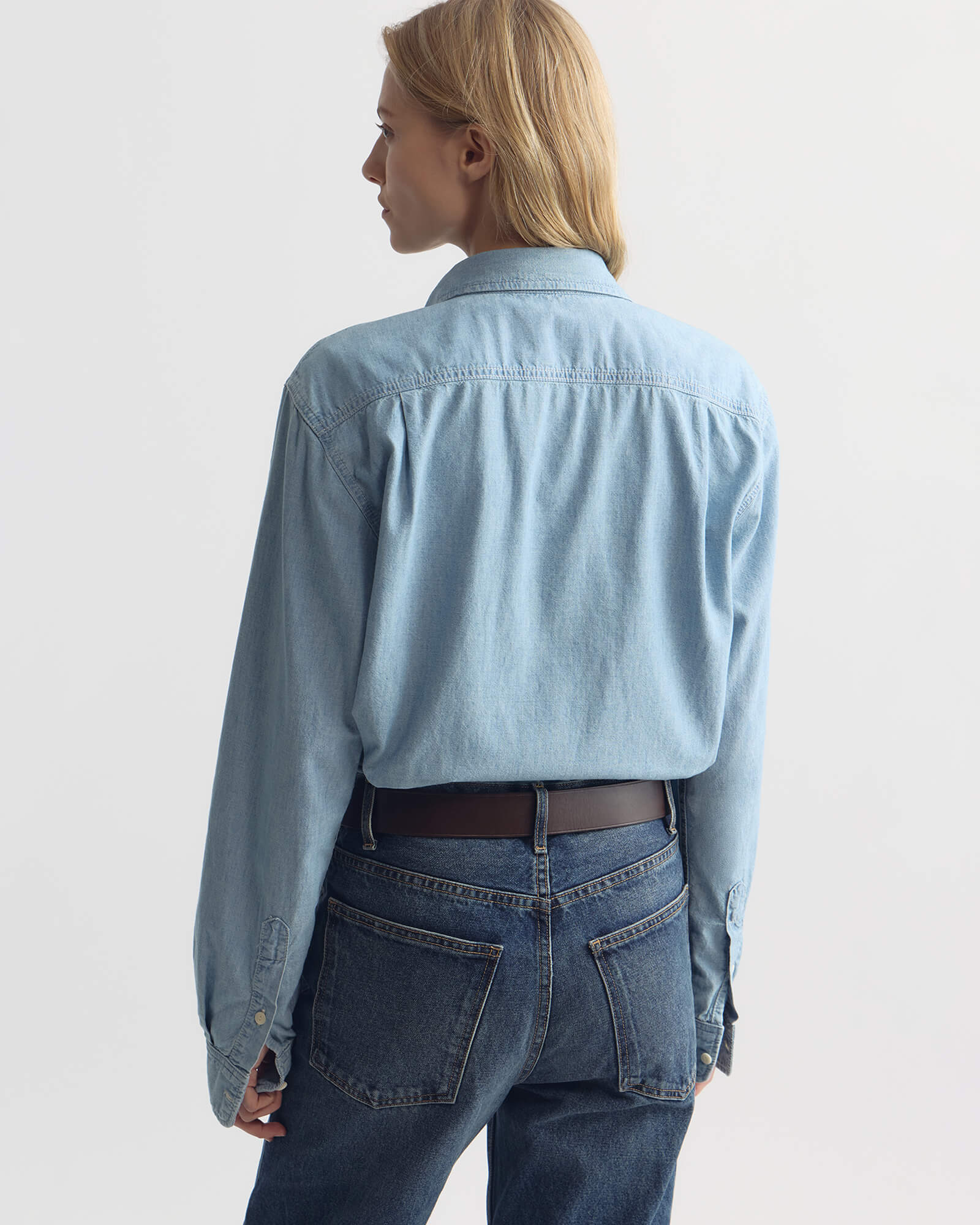 Nili Lotan - DAVINA DENIM SHIRT - Image 4