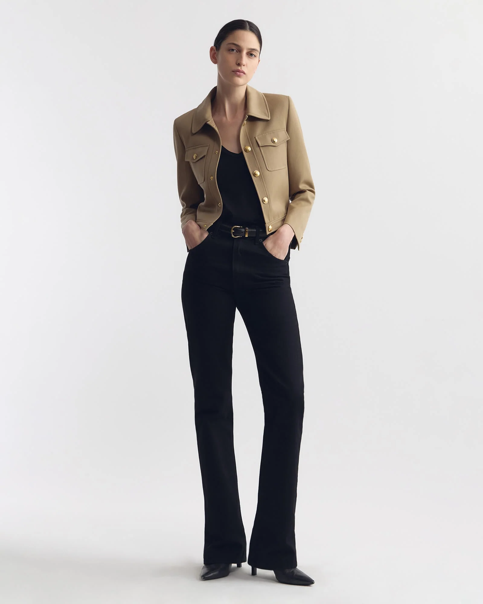 Nili Lotan - EDNA CROPPED WOOL JACKET - Image 6