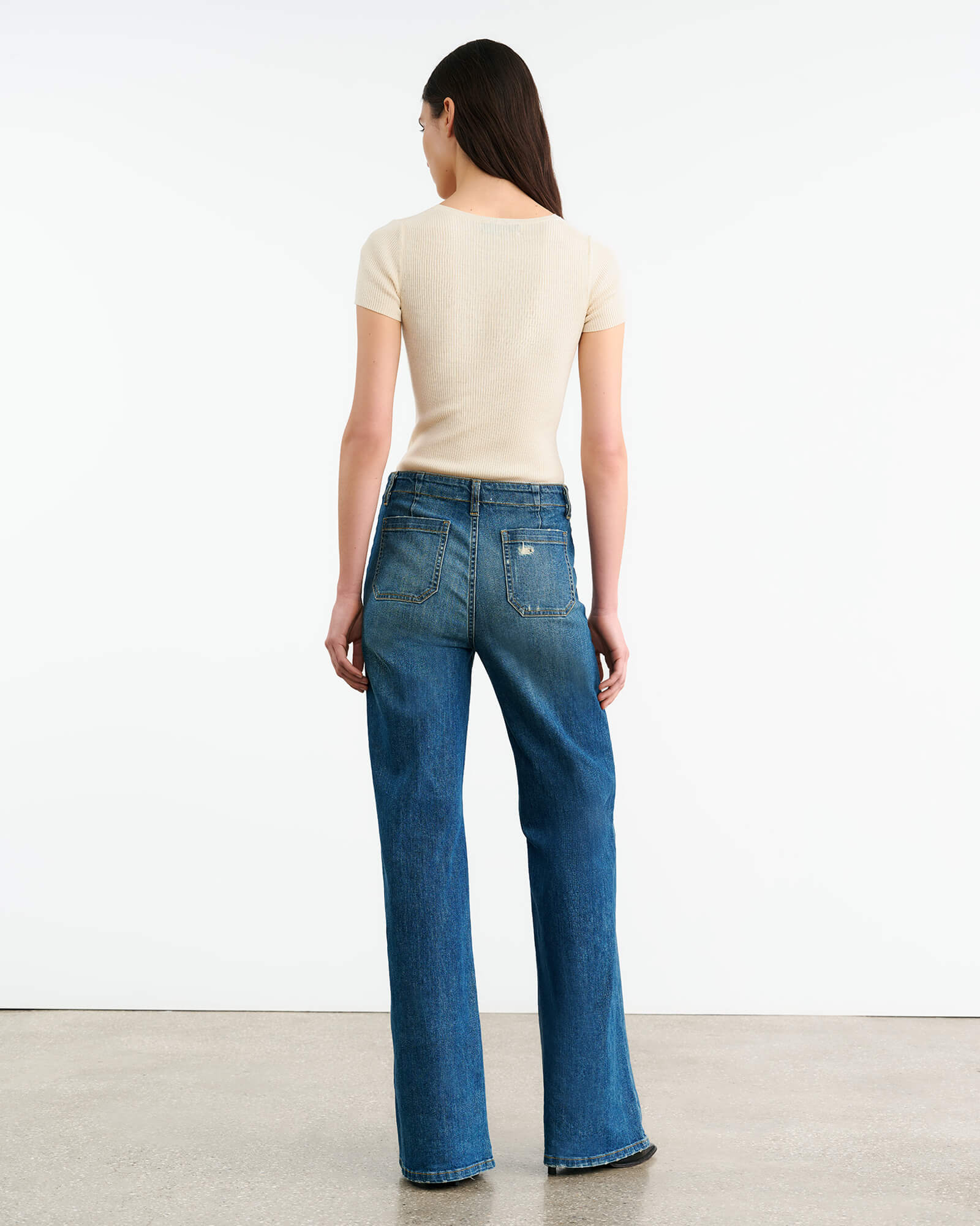 Nili Lotan - FLORENCE LACE UP JEAN - Image 5
