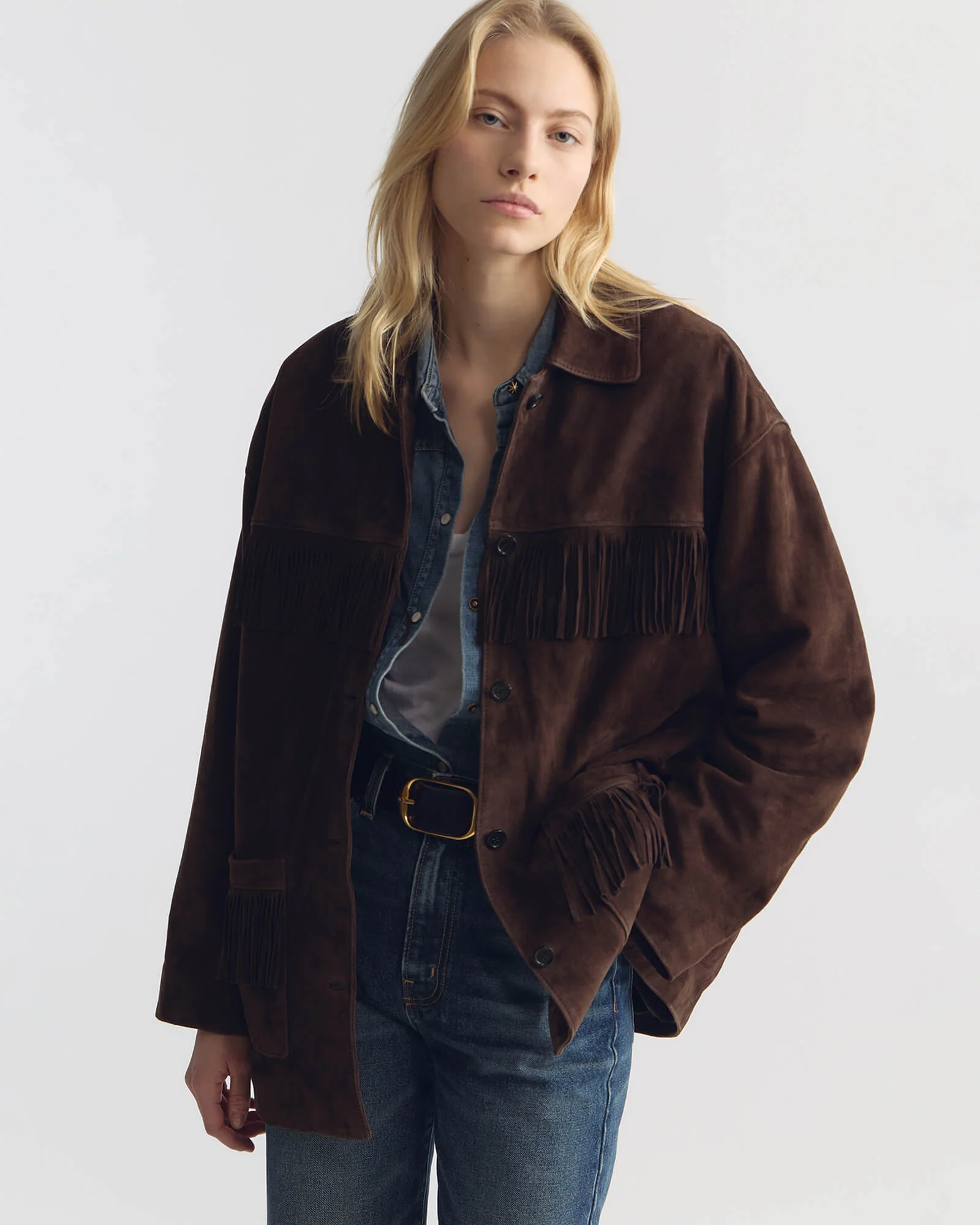 Nili Lotan - FOUDRE FRINGE SUEDE JACKET - Image 2