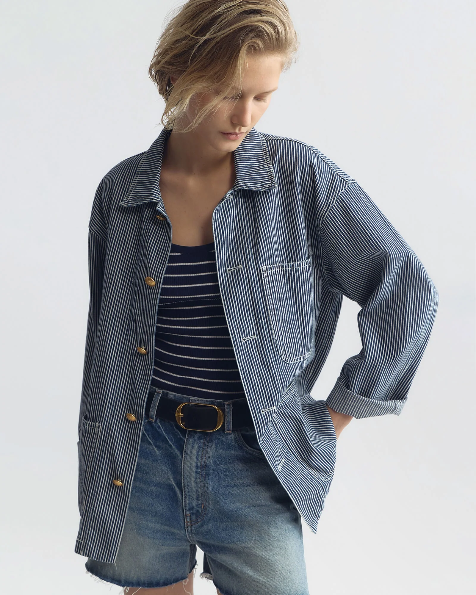 Nili Lotan - FRANKLIN STRIPED JACKET - Image 4