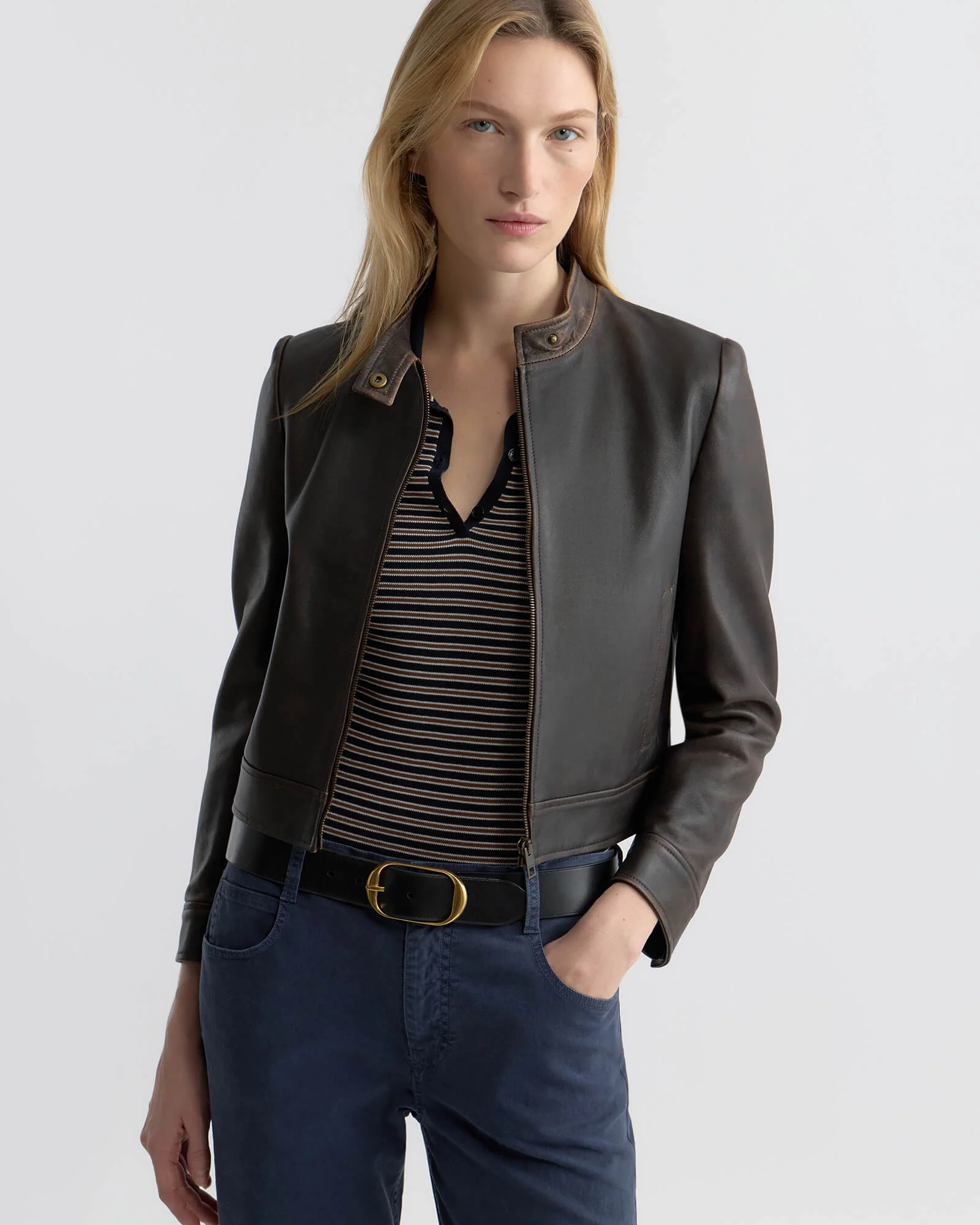 Nili Lotan - GEMMATTA STRIPE POLO - Image 6