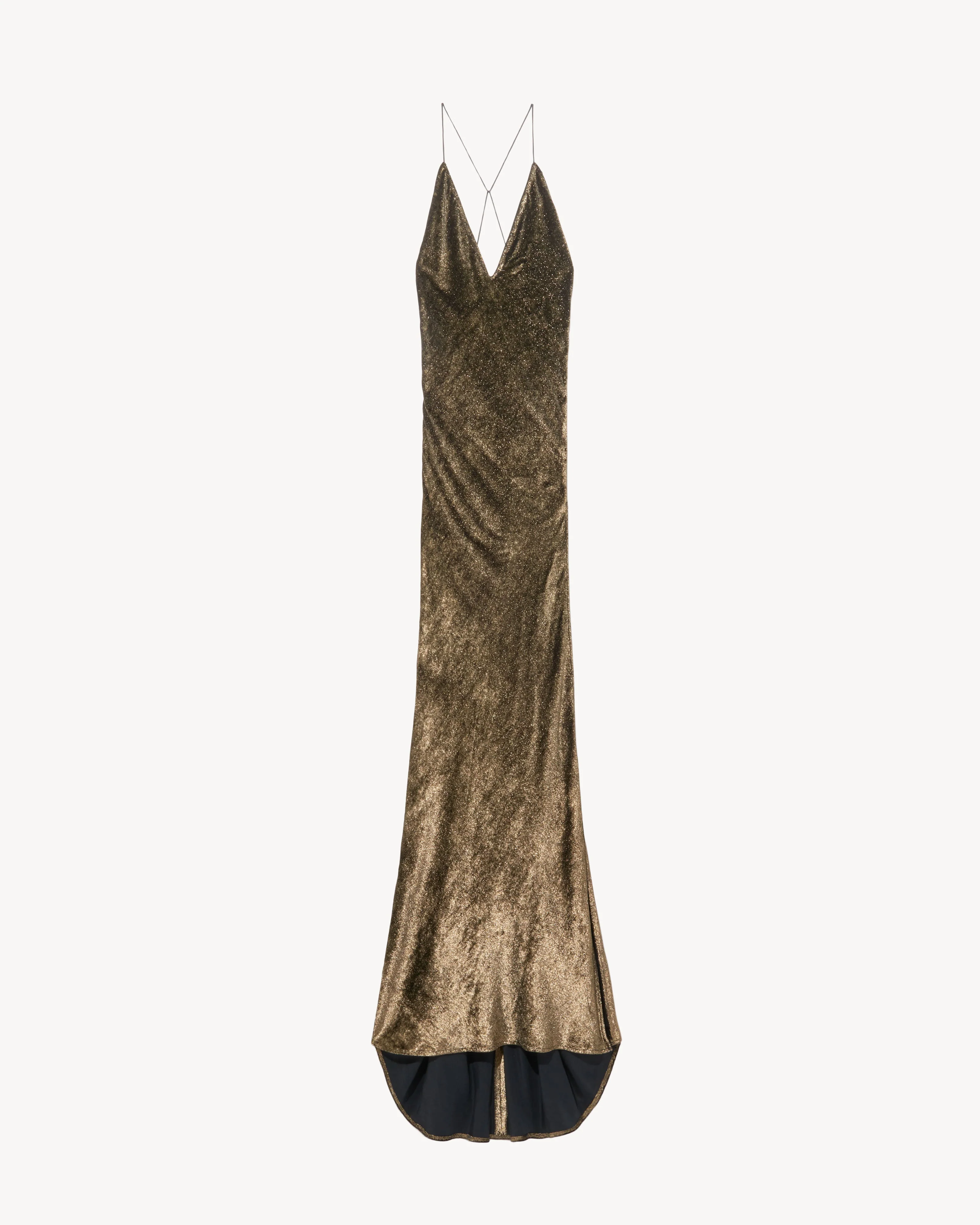Nili Lotan - GOLD VELVET KATIE GOWN - Image 2