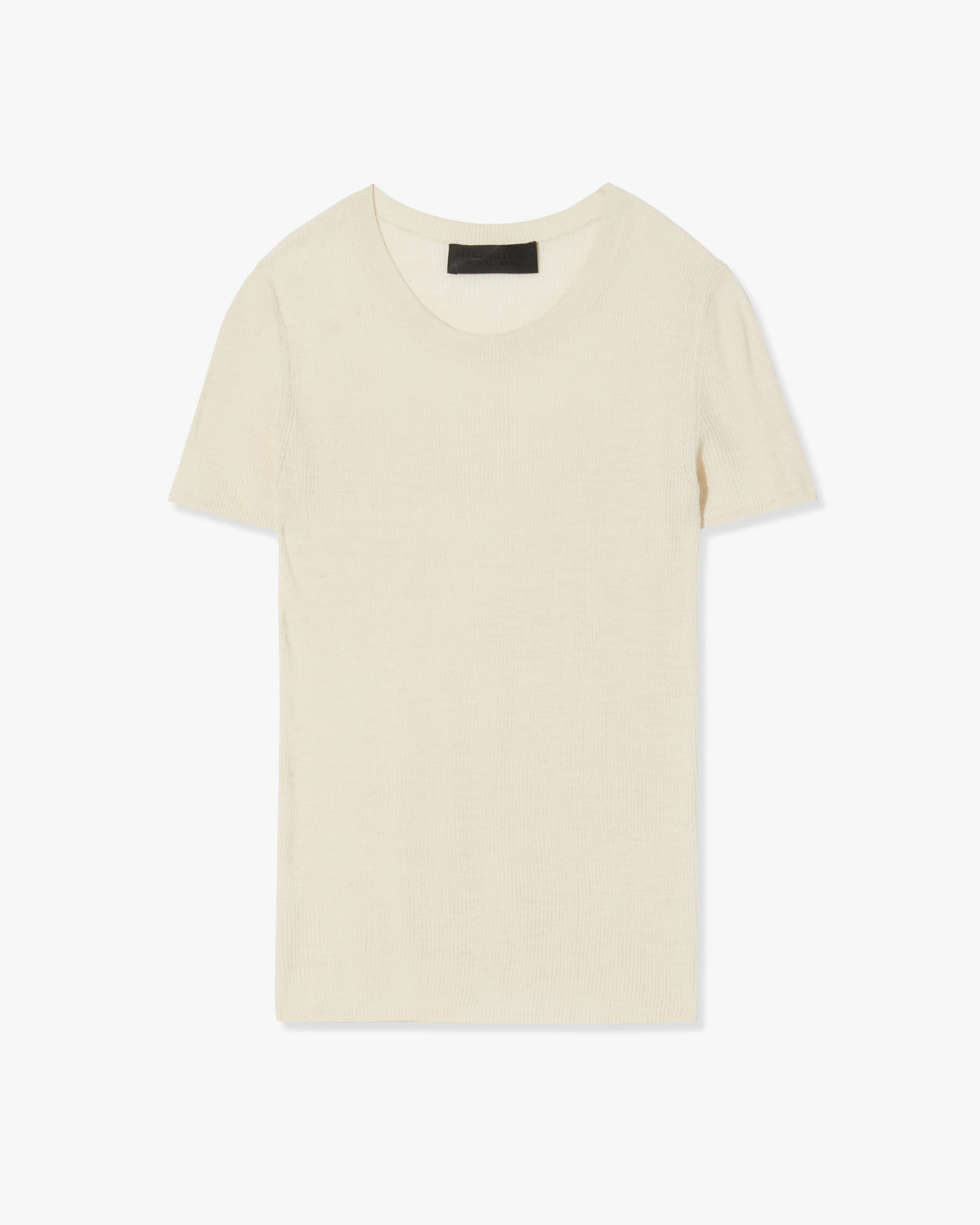 Nili Lotan - HETTIE SILK KNIT TEE - Image 2