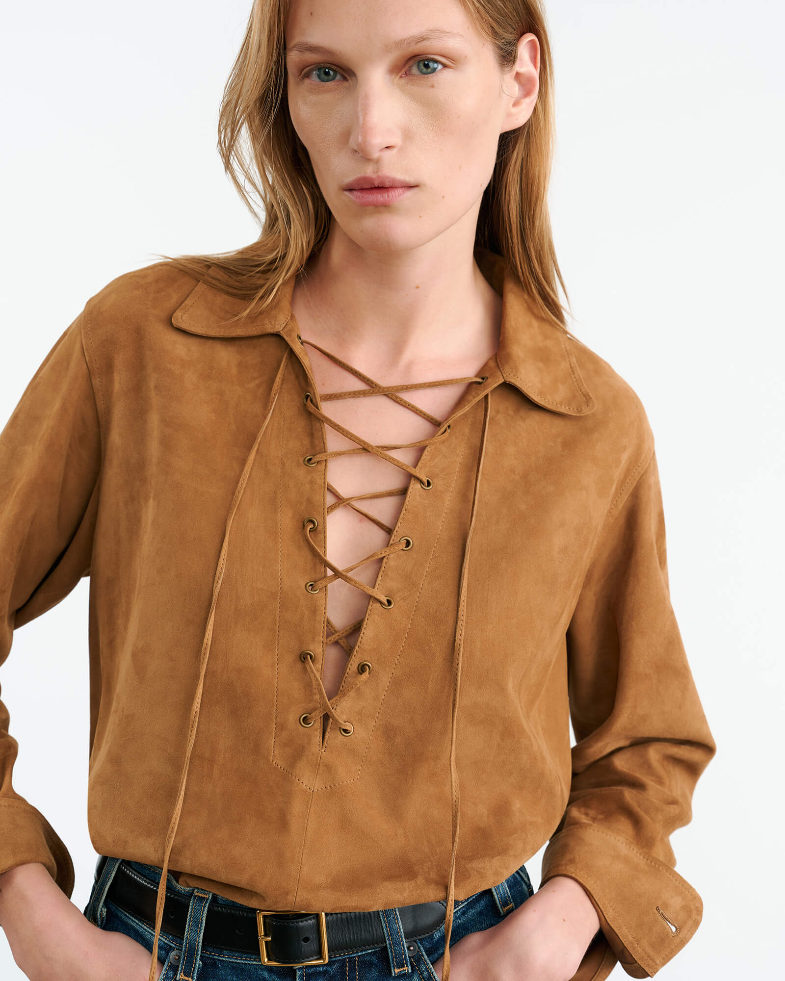 Nili Lotan - JIMI SUEDE SHIRT - Image 3