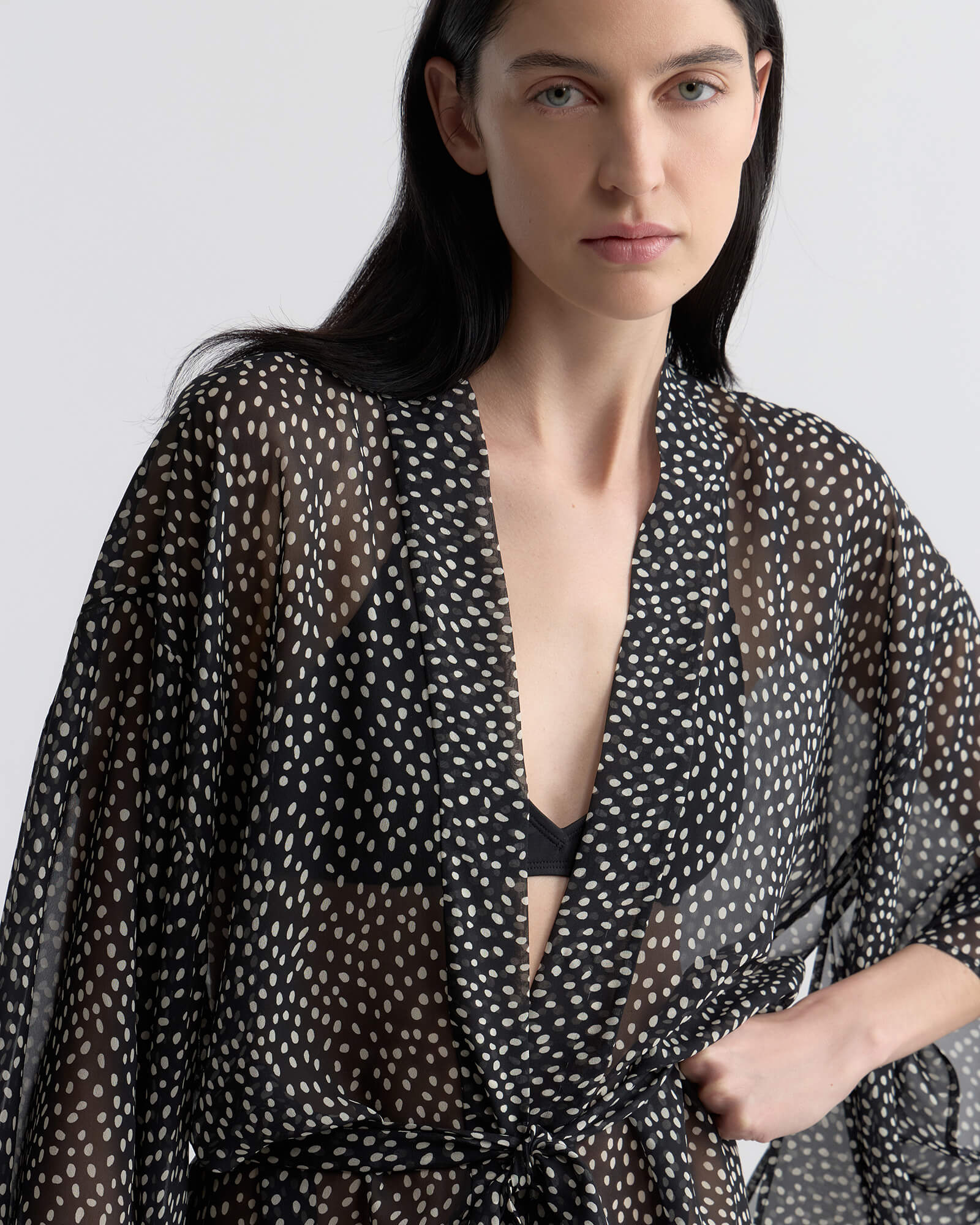 Nili Lotan - KIMA SILK KIMONO - Image 3