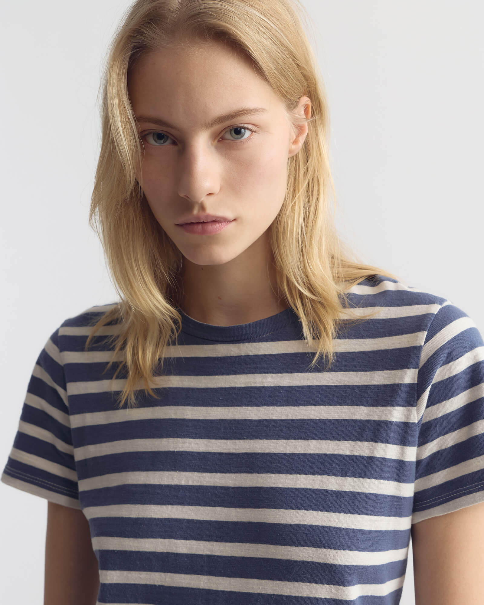 Nili Lotan - LANA CREWNECK STRIPED TEE - Image 3