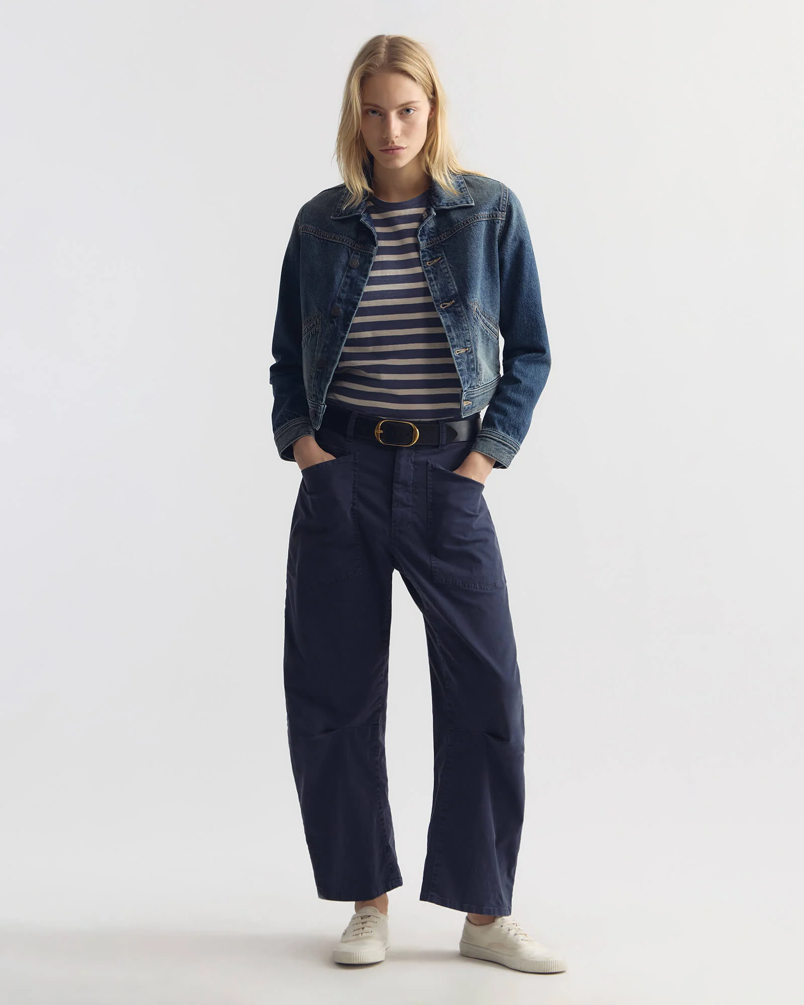 Nili Lotan - LANA CREWNECK STRIPED TEE - Image 6
