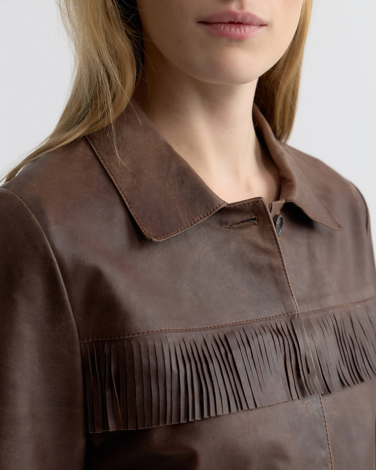 Nili Lotan - LAZARE FRINGE LEATHER JACKET - Image 4