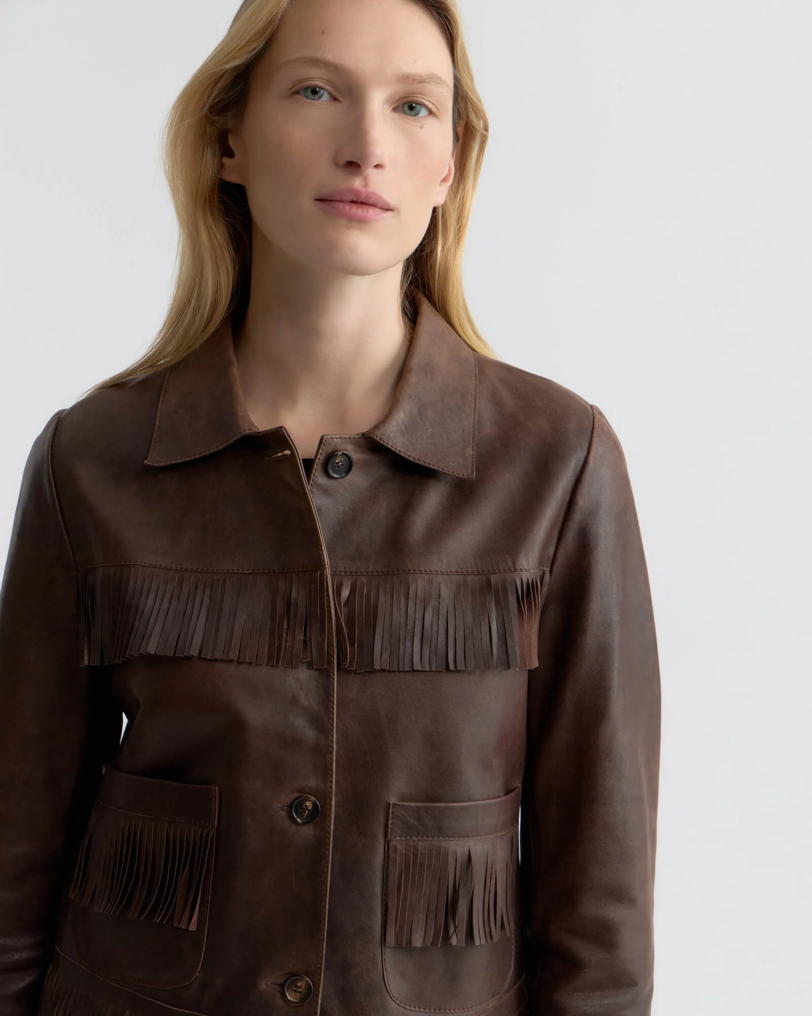 Nili Lotan - LAZARE FRINGE LEATHER JACKET - Image 5