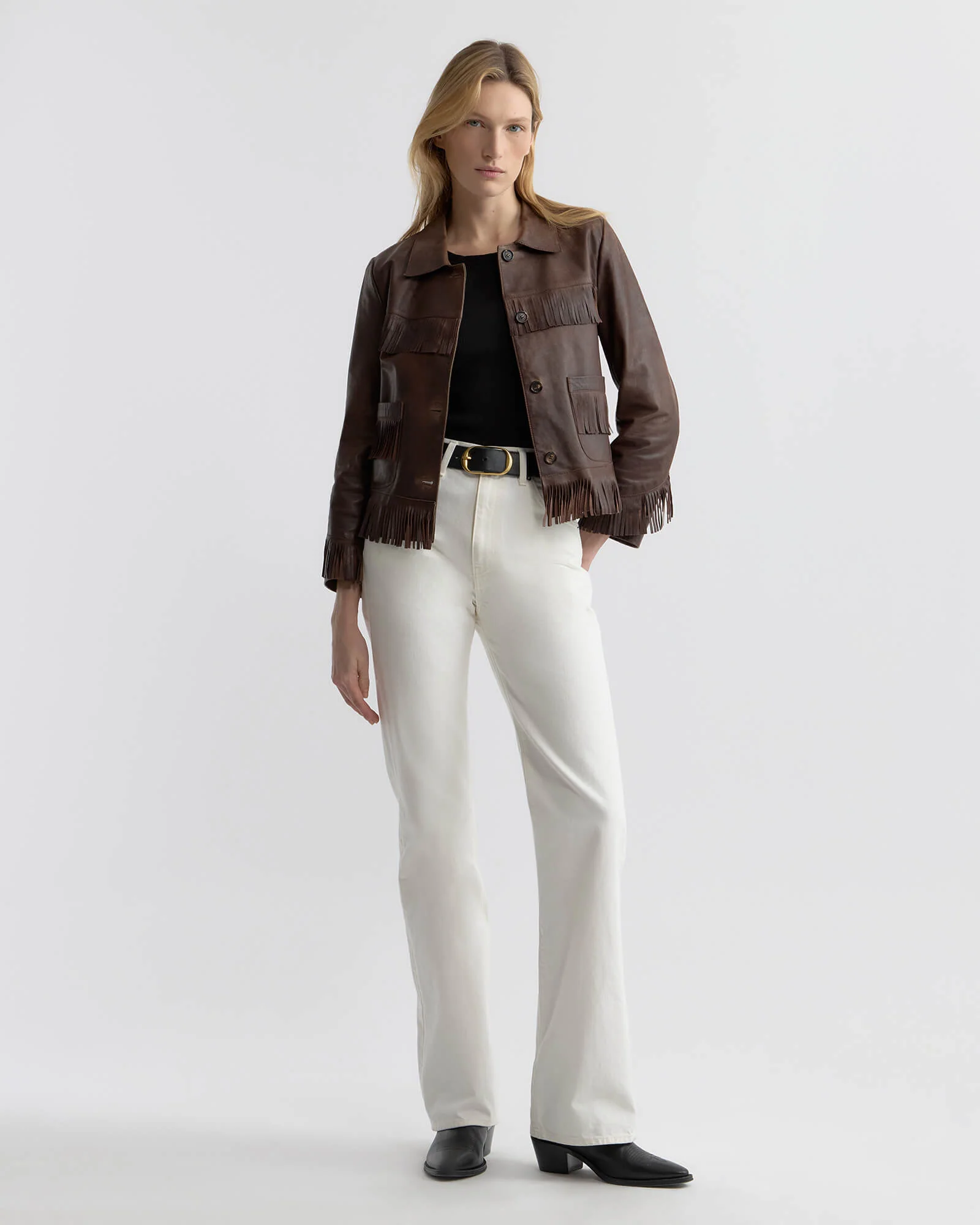 Nili Lotan - LAZARE FRINGE LEATHER JACKET - Image 7