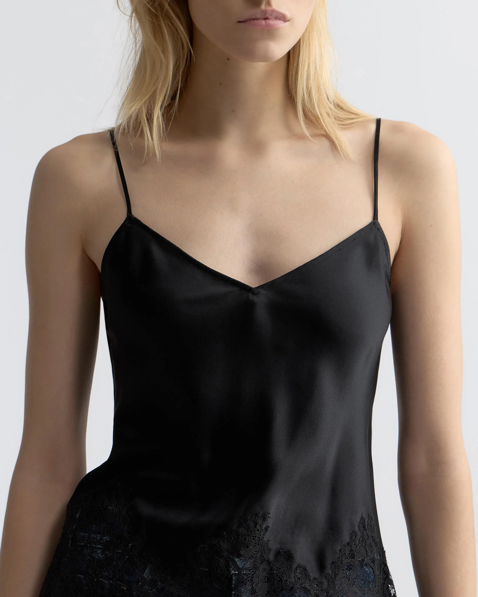 Nili Lotan - NADINE LACE CAMI SILK TOP - Image 3