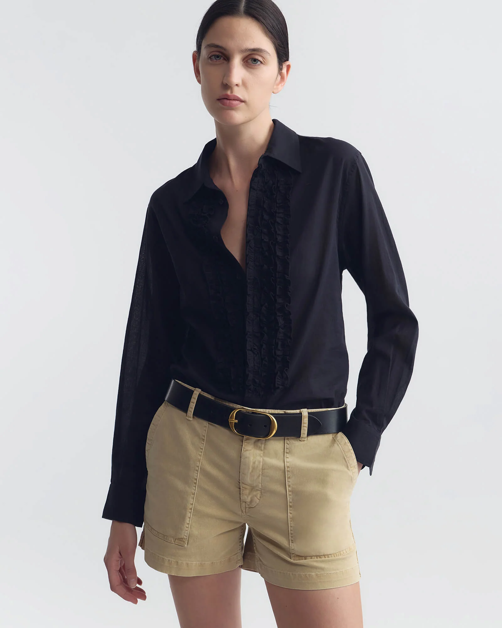 Nili Lotan - NATHAEL RUFFLE SHIRT - Image 2