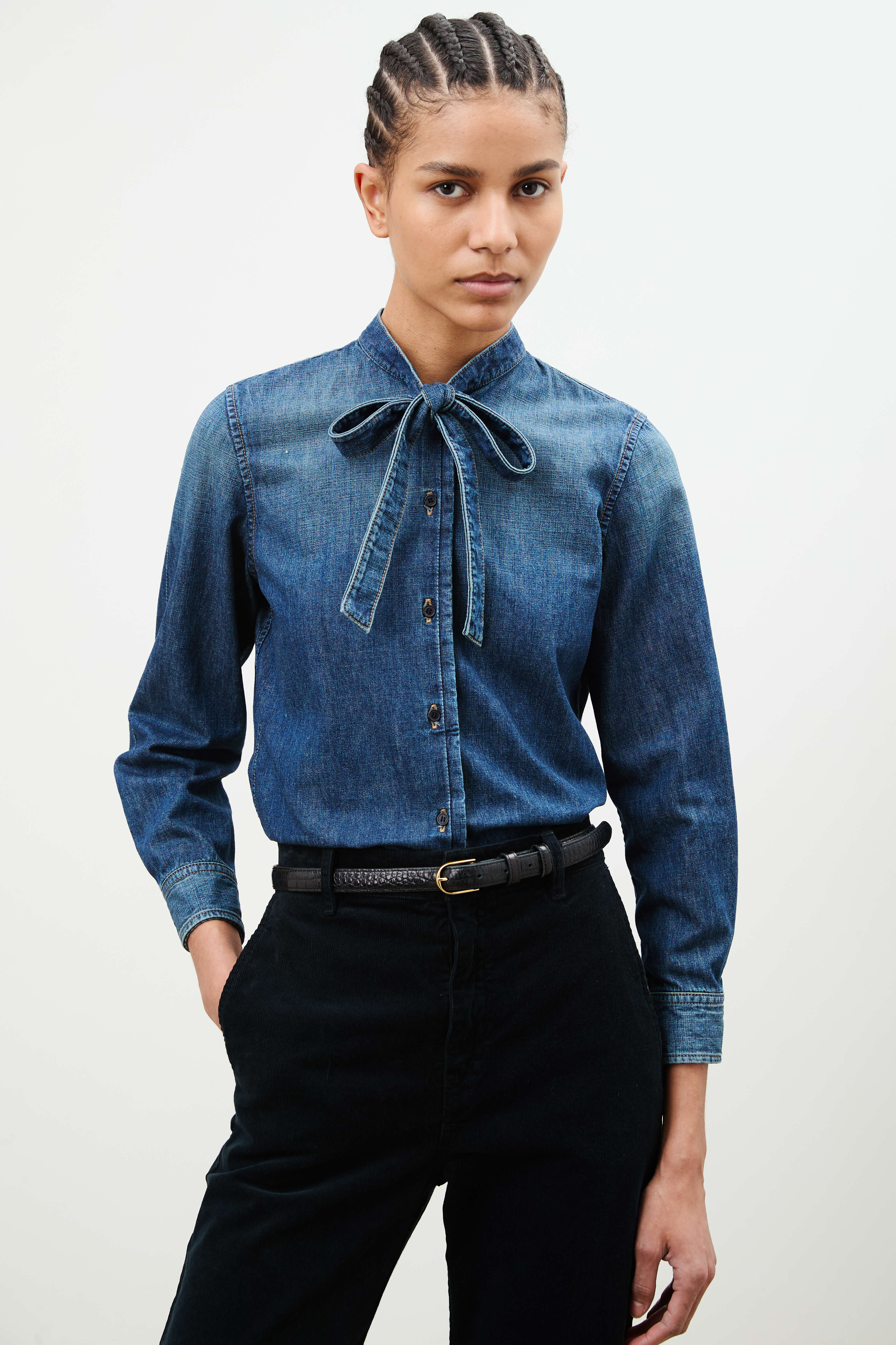Nili Lotan - SUZETTE DENIM SHIRT