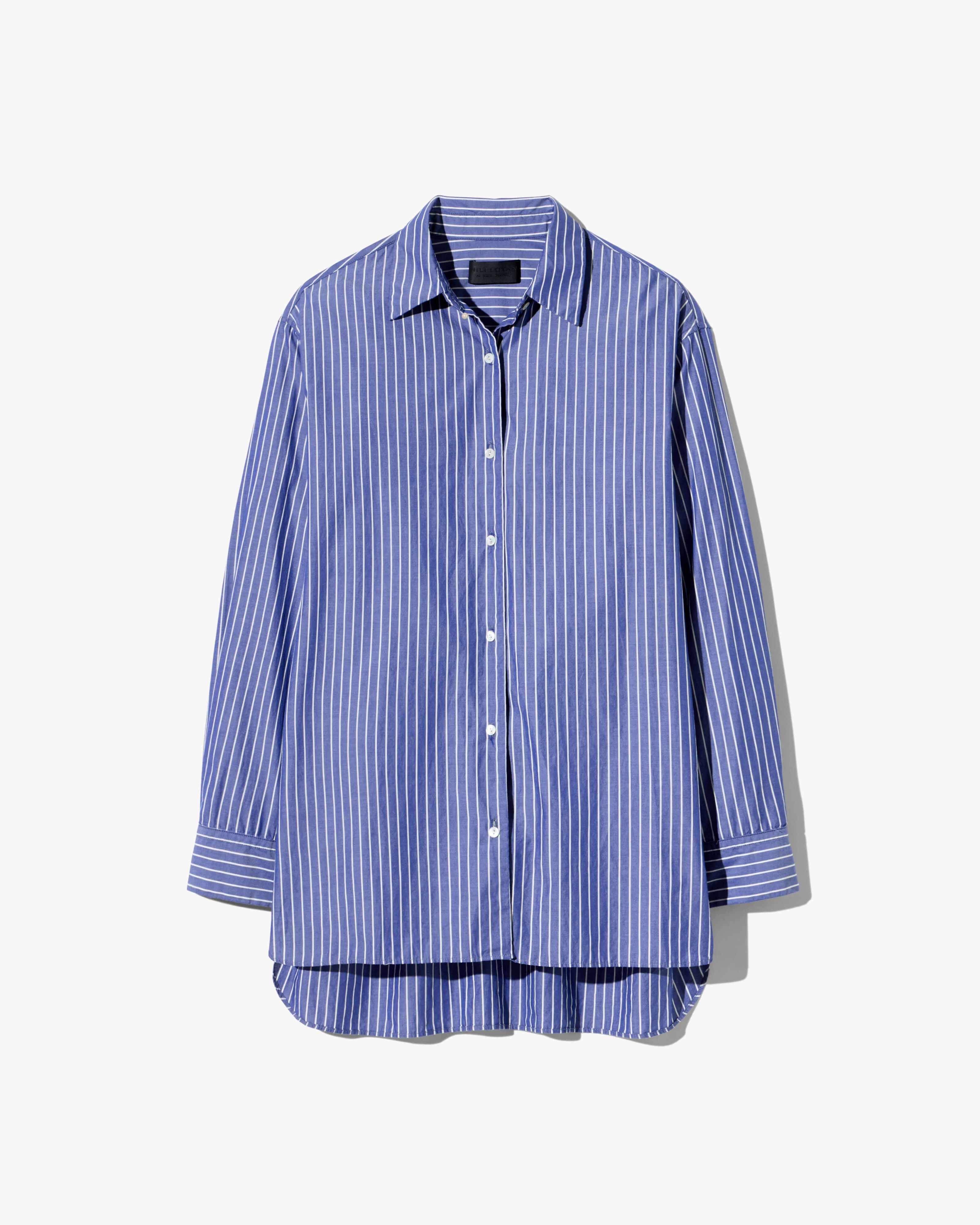 Nili Lotan - YORKE STRIPED COTTON SHIRT