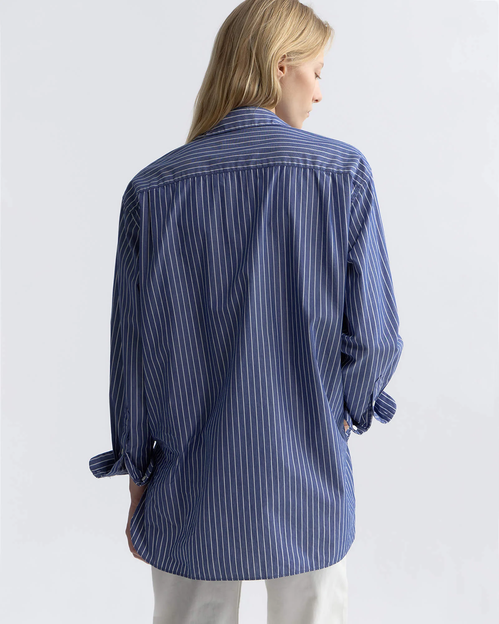 Nili Lotan - YORKE STRIPED COTTON SHIRT - Image 5