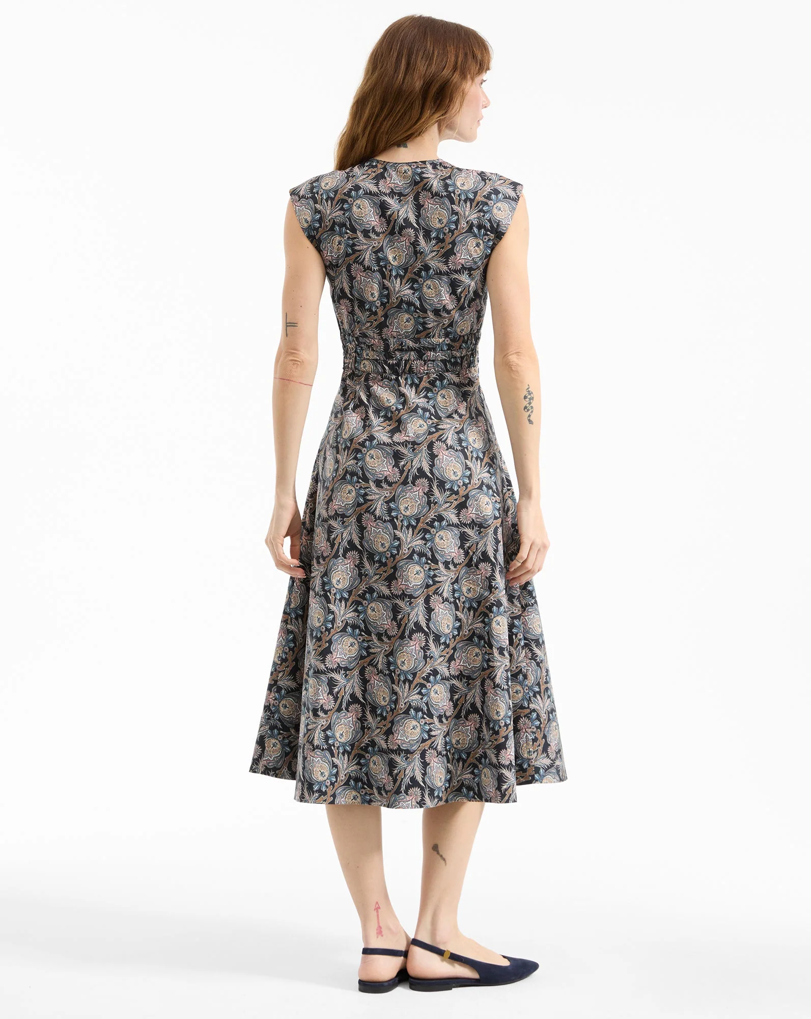 Veronica Beard - Nilsen Belted Midi Dress - Image 4