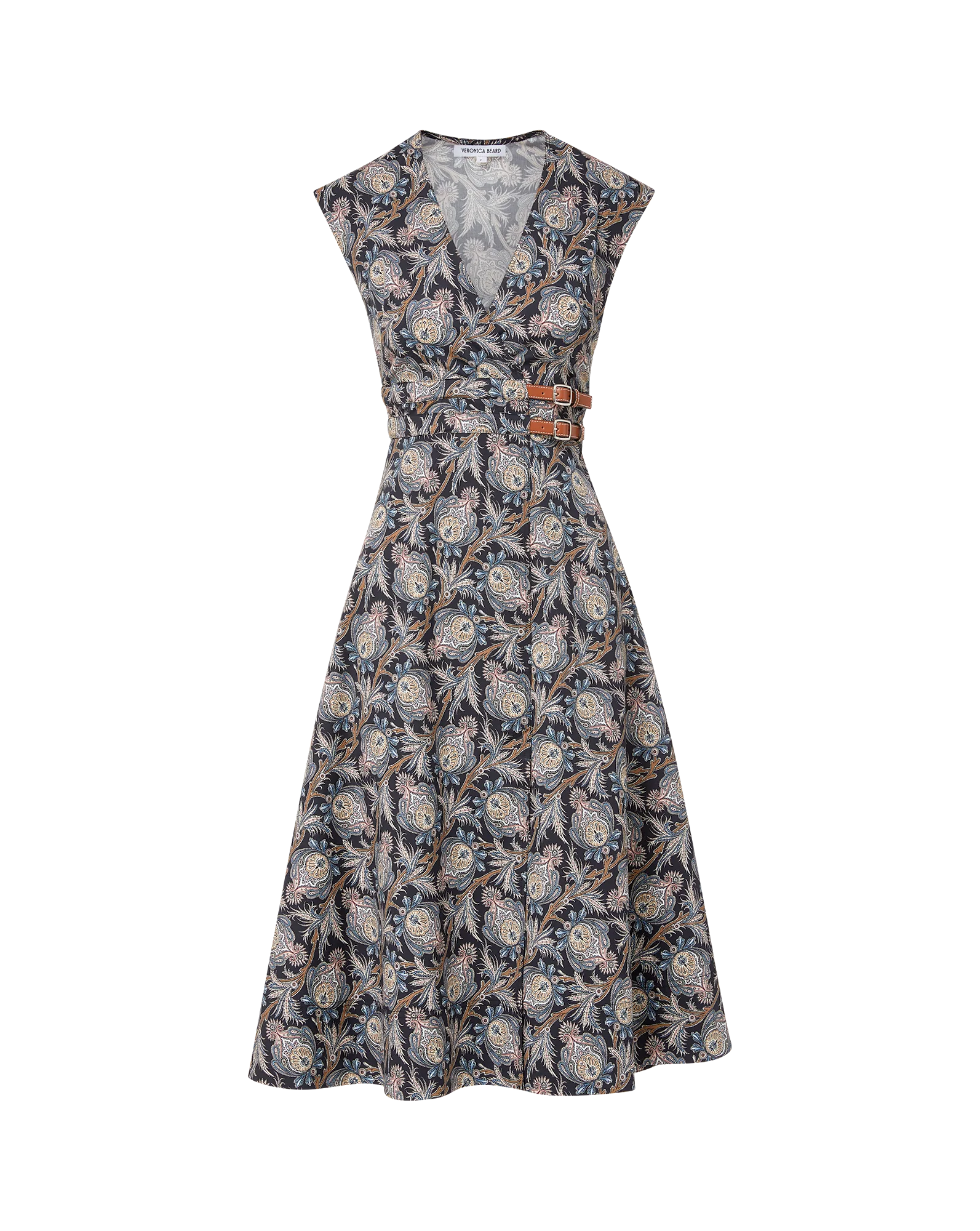 Veronica Beard - Nilsen Belted Midi Dress - Image 5