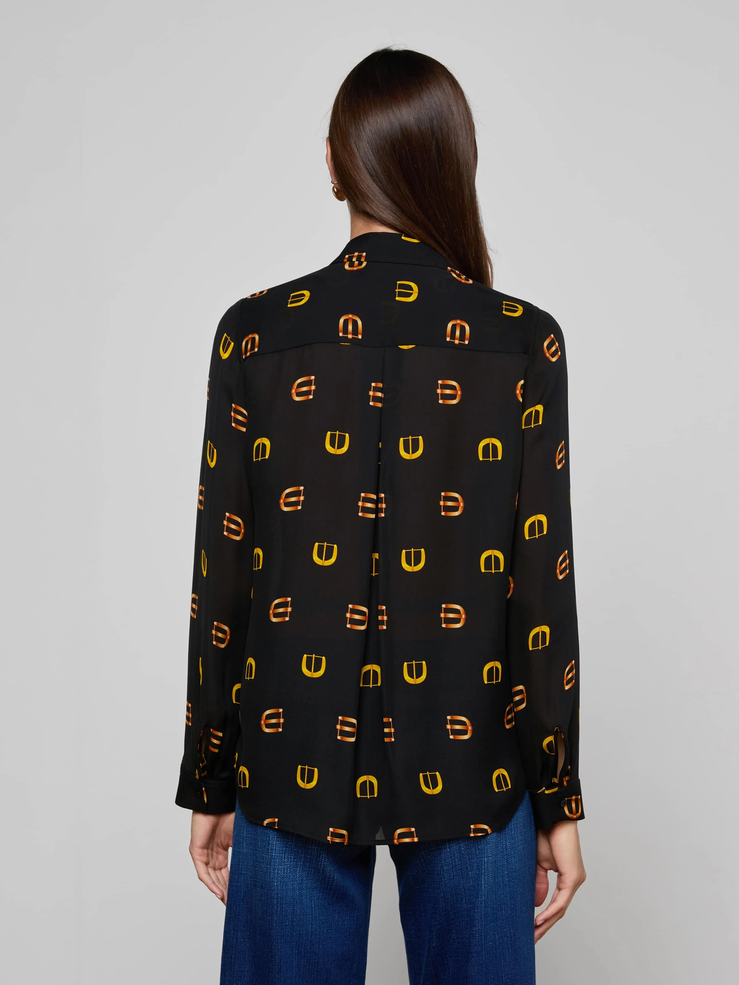 L'AGENCE - Nina Silk Blouse - Image 5