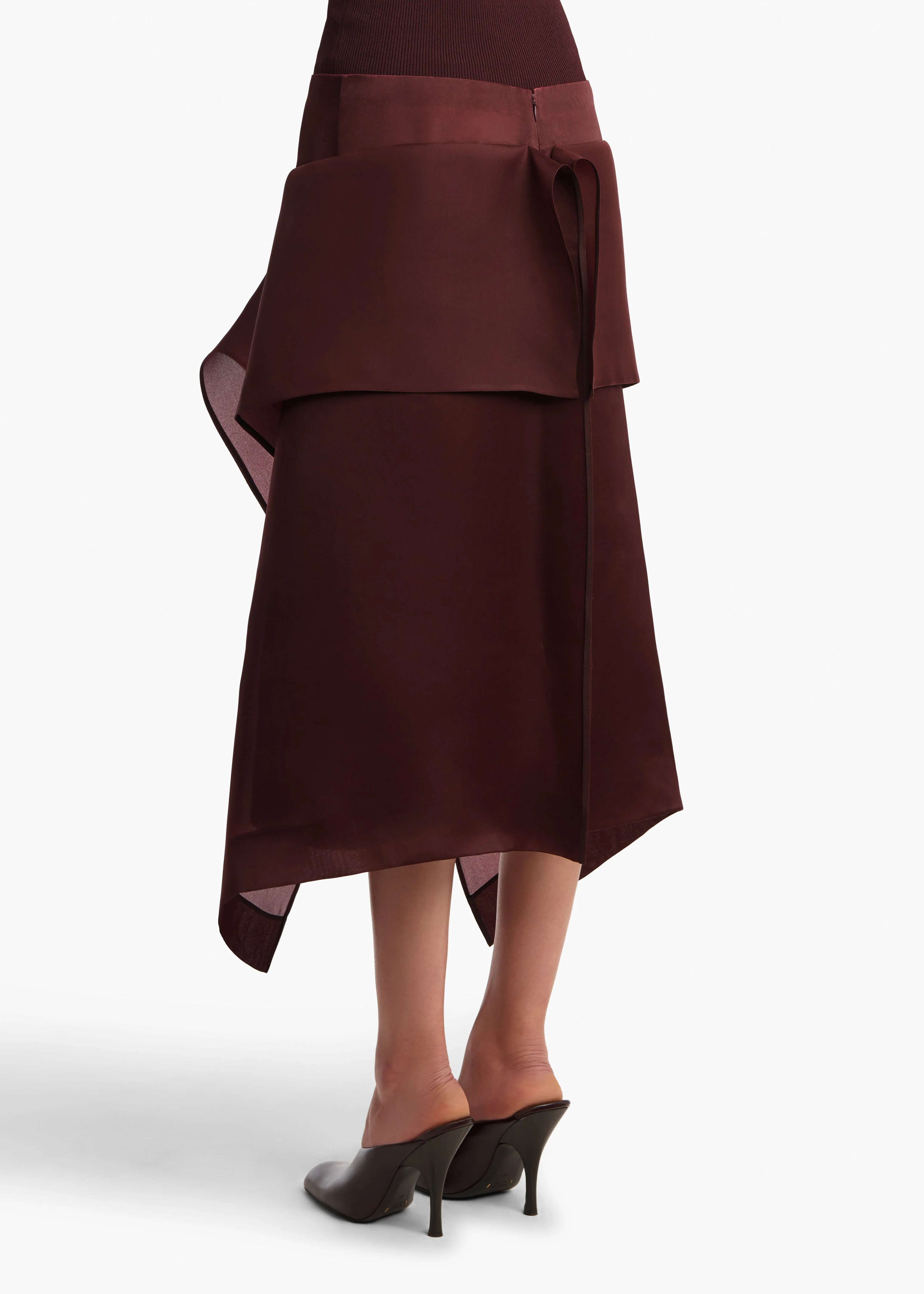 Khaite - Nina Skirt in Almandine - Image 6