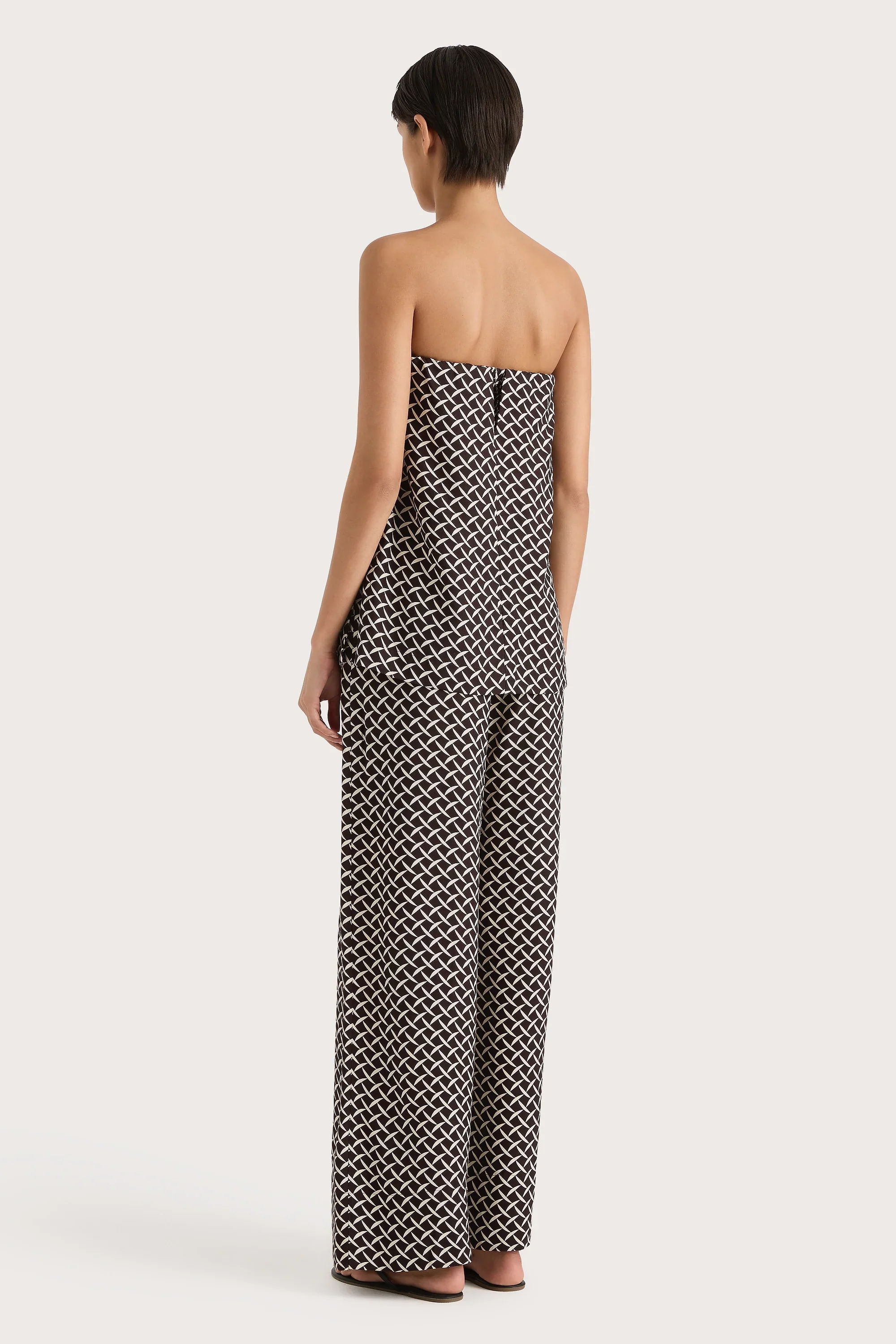 Faithfull - Ninette Strapless Top Espresso Geo - Final Sale - Image 6