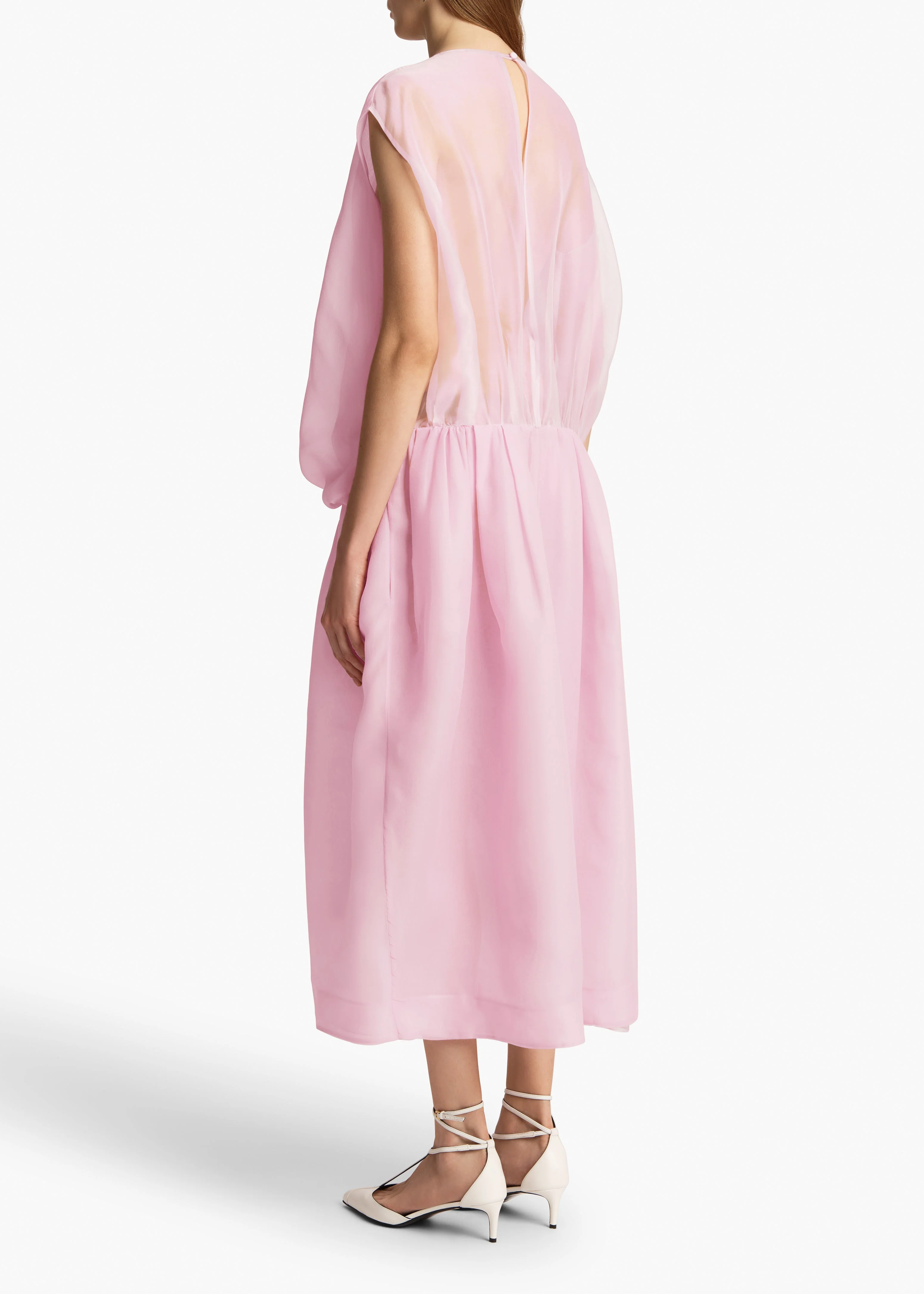 Khaite - Noah Dress in Peony - Image 11
