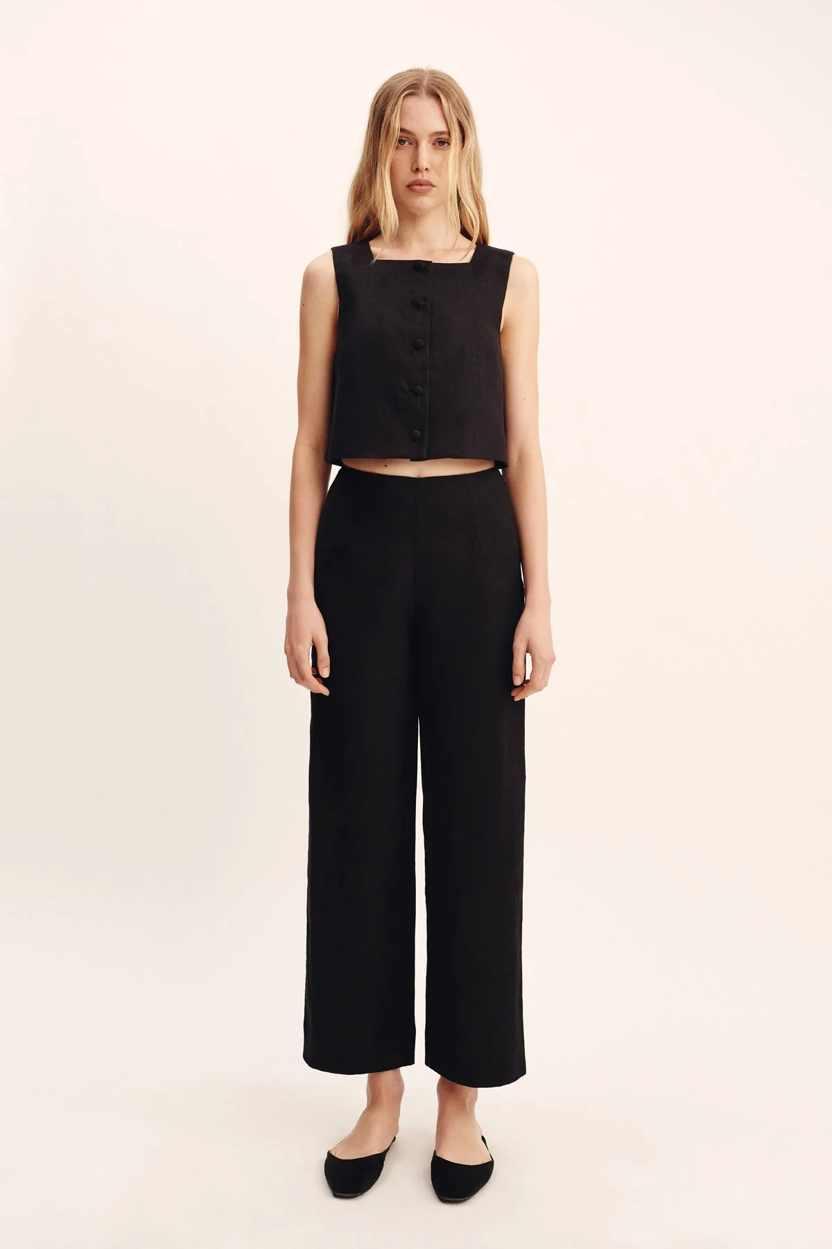 Posse - NOELLE PANT - BLACK