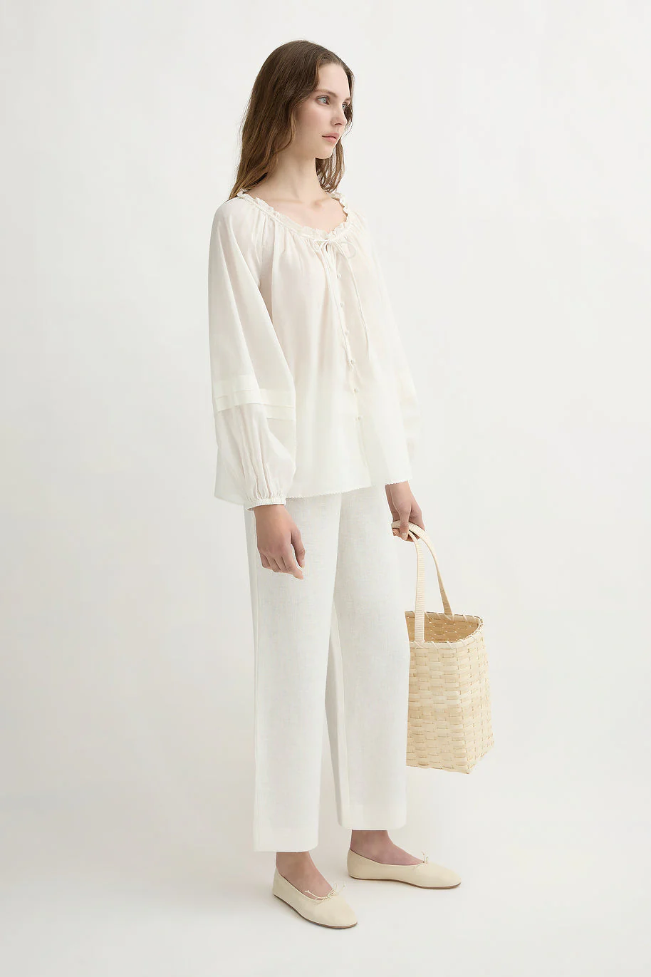 Posse - NOELLE PANT - CREAM - Image 11
