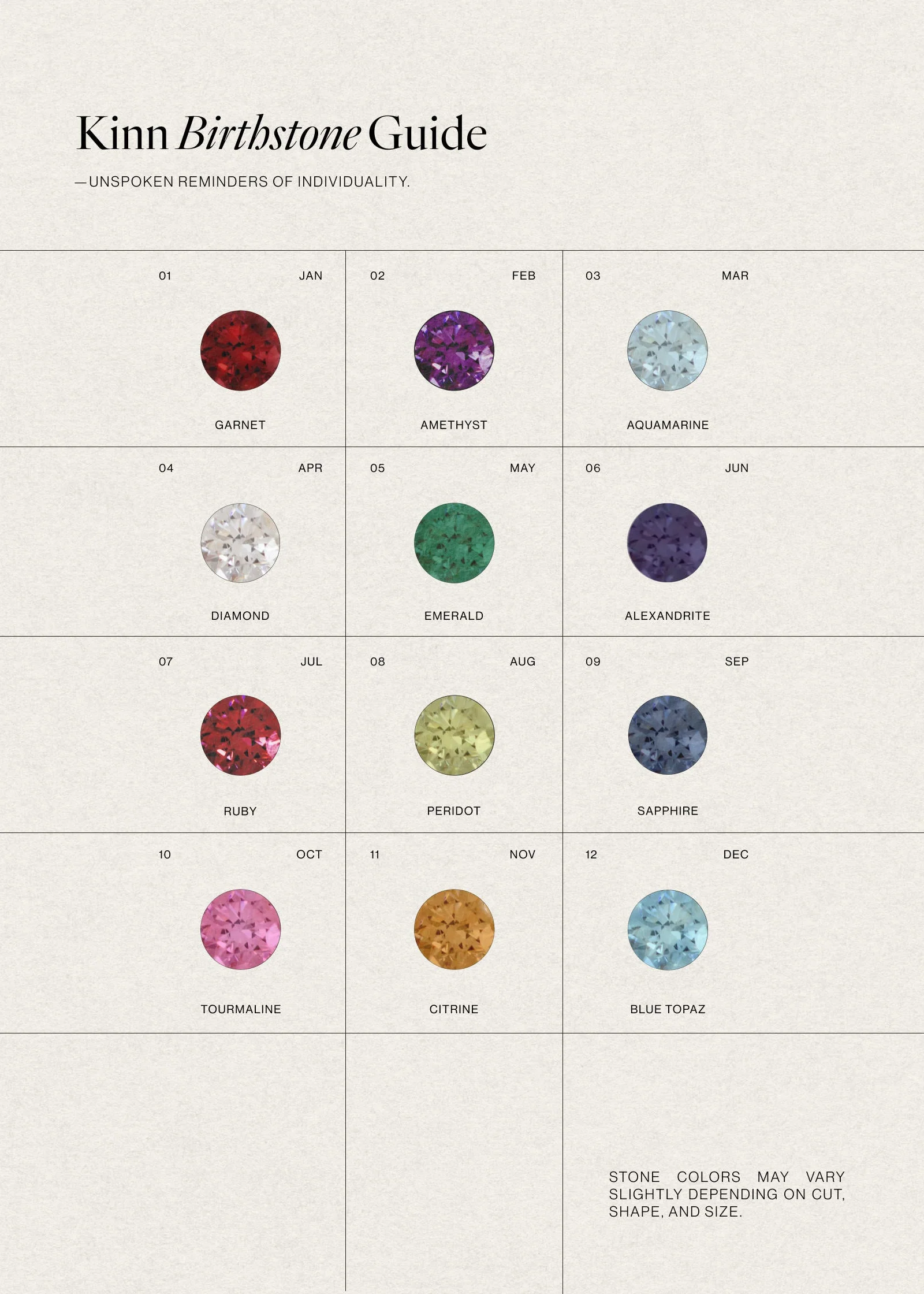 Kinn - Noelle Pavé Dome Birthstone Charm Sapphire - Image 3