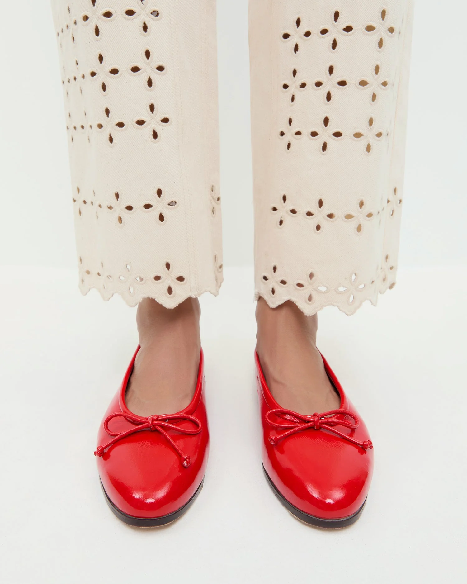 Loeffler Randall - Noelle Red Ballet Flat - Image 2