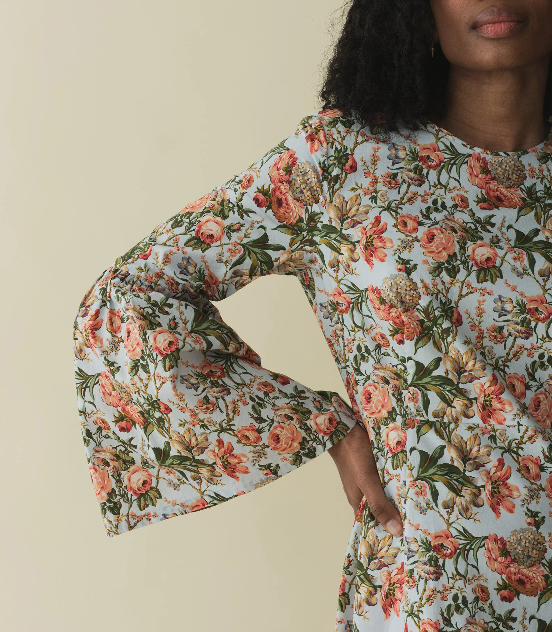 DÔEN - NOISETTE DRESS -- CALICO GARDEN - Image 3
