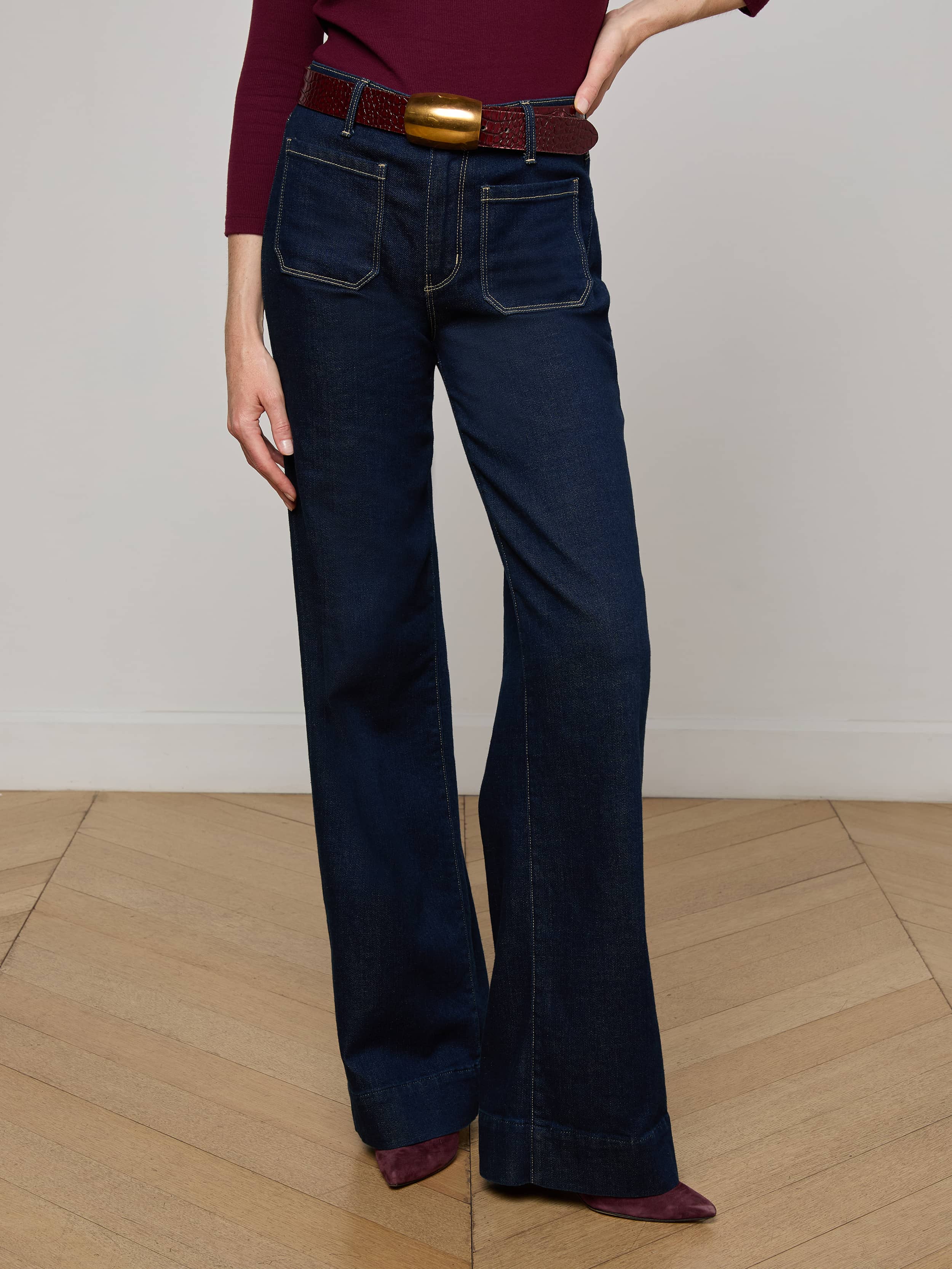 L'AGENCE - Nolan Patch Pocket Jean - Image 2