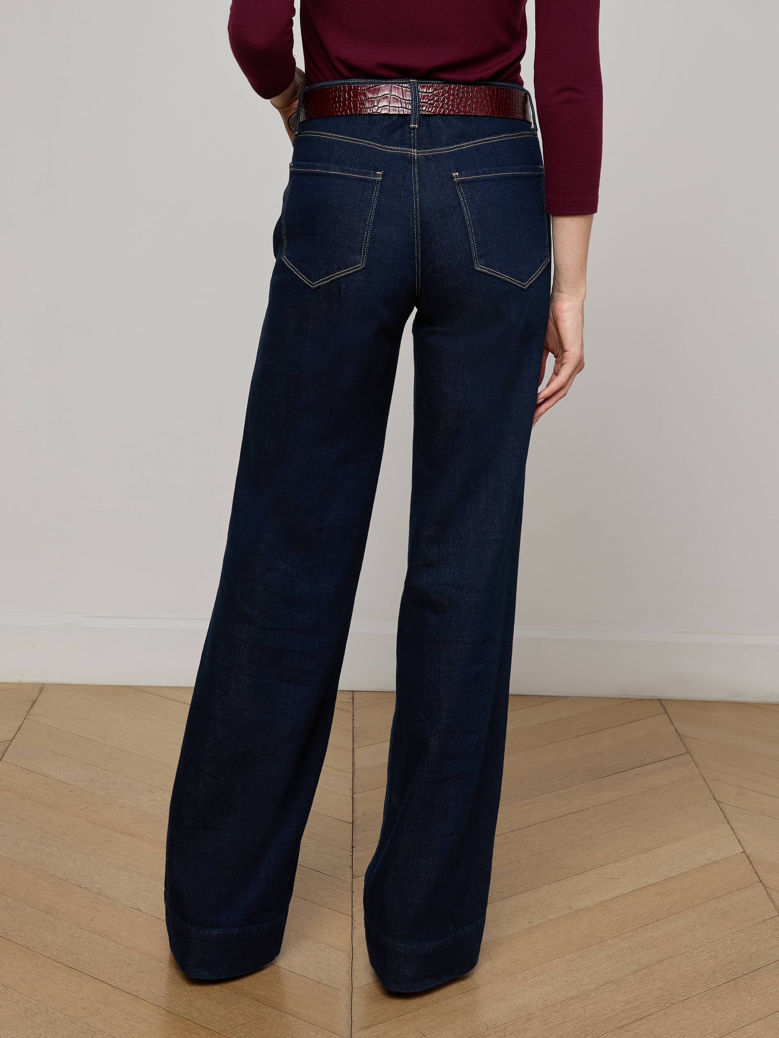 L'AGENCE - Nolan Patch Pocket Jean - Image 4