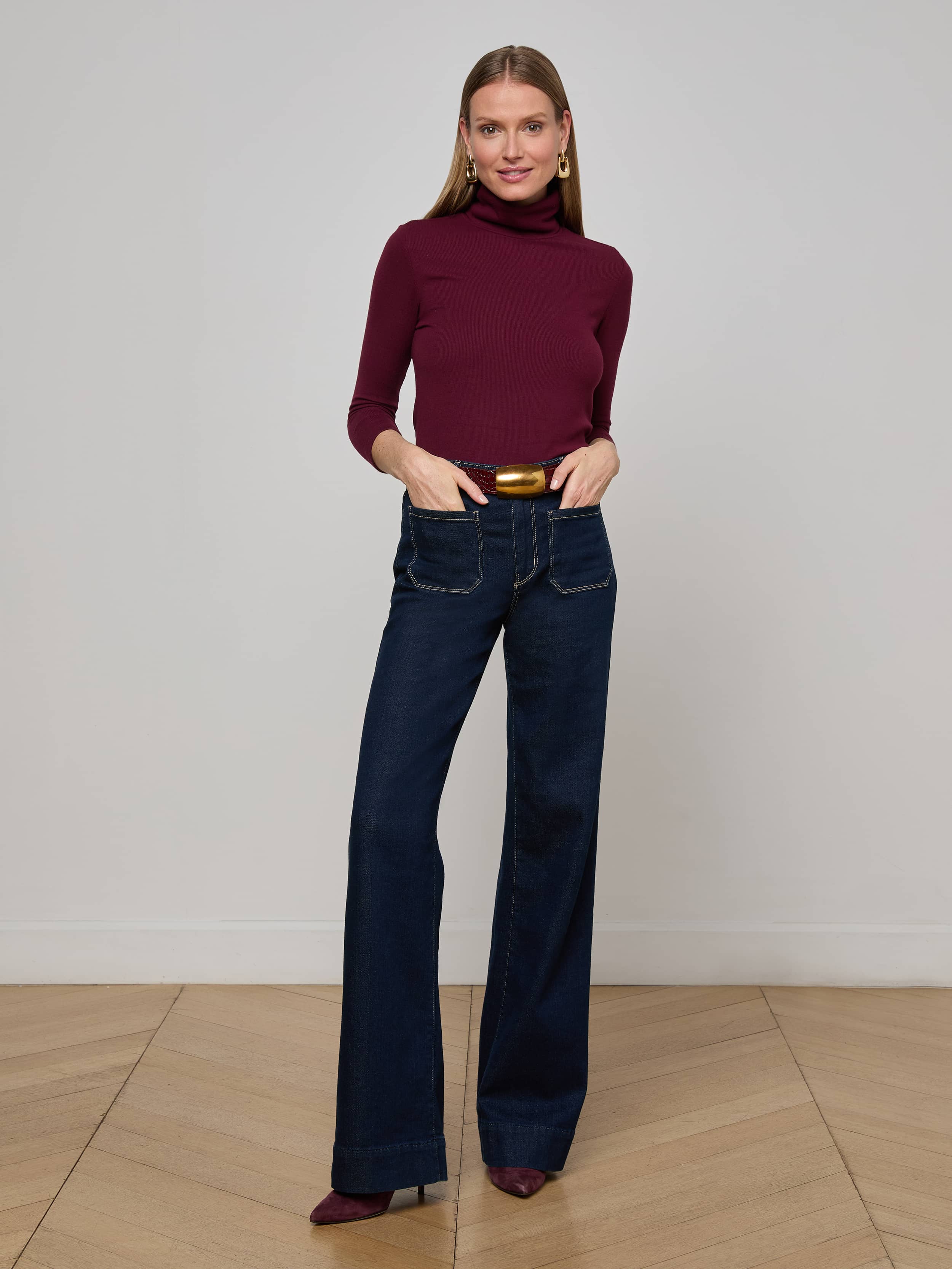 L'AGENCE - Nolan Patch Pocket Jean - Image 7