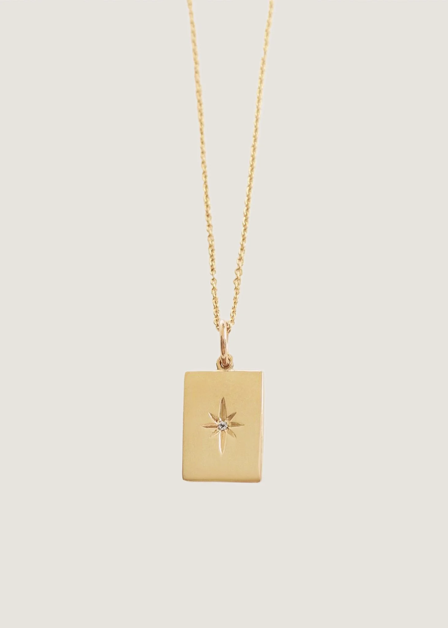 Kinn - North Star Necklace Diamond